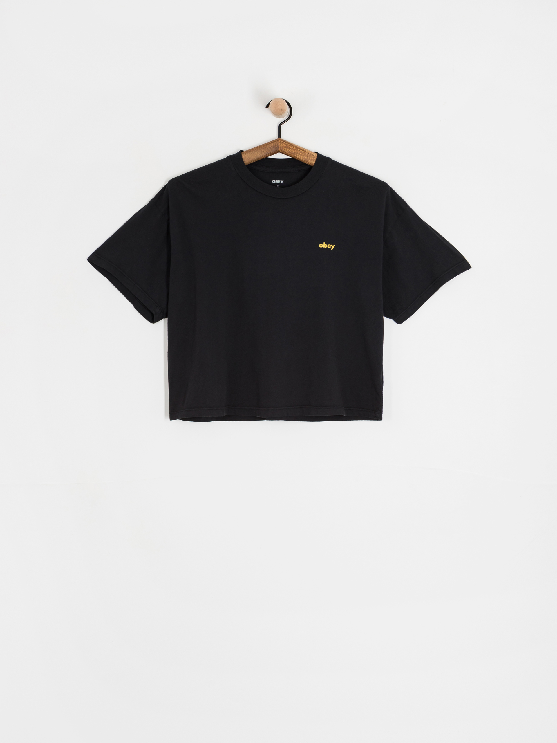 Tričko OBEY Obey Listen To The Best Wmn (digital black)