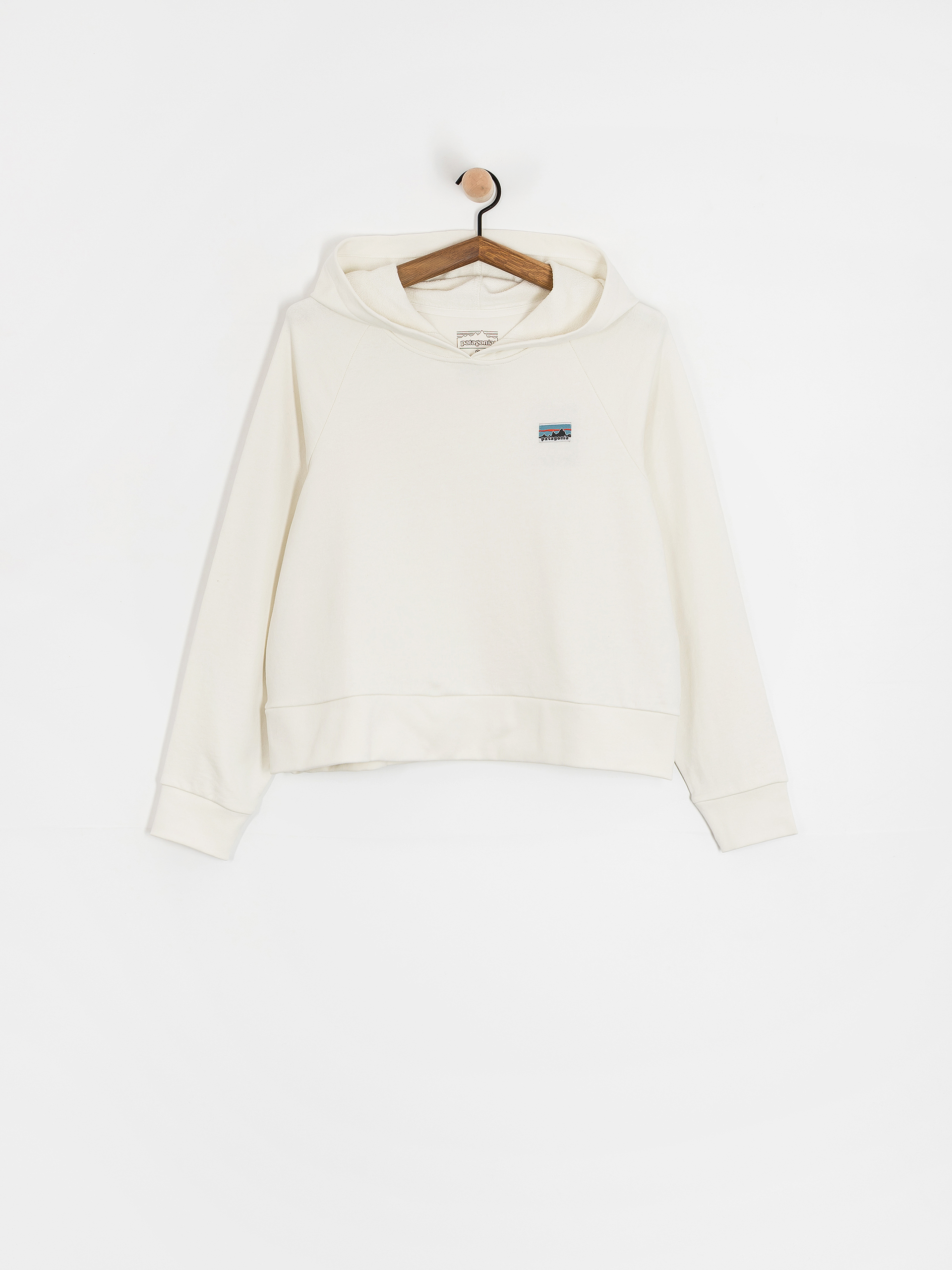 Mikina s kapucňou Patagonia Regenerative Organic Certified Cotton Essential HD Wmn (wool white)