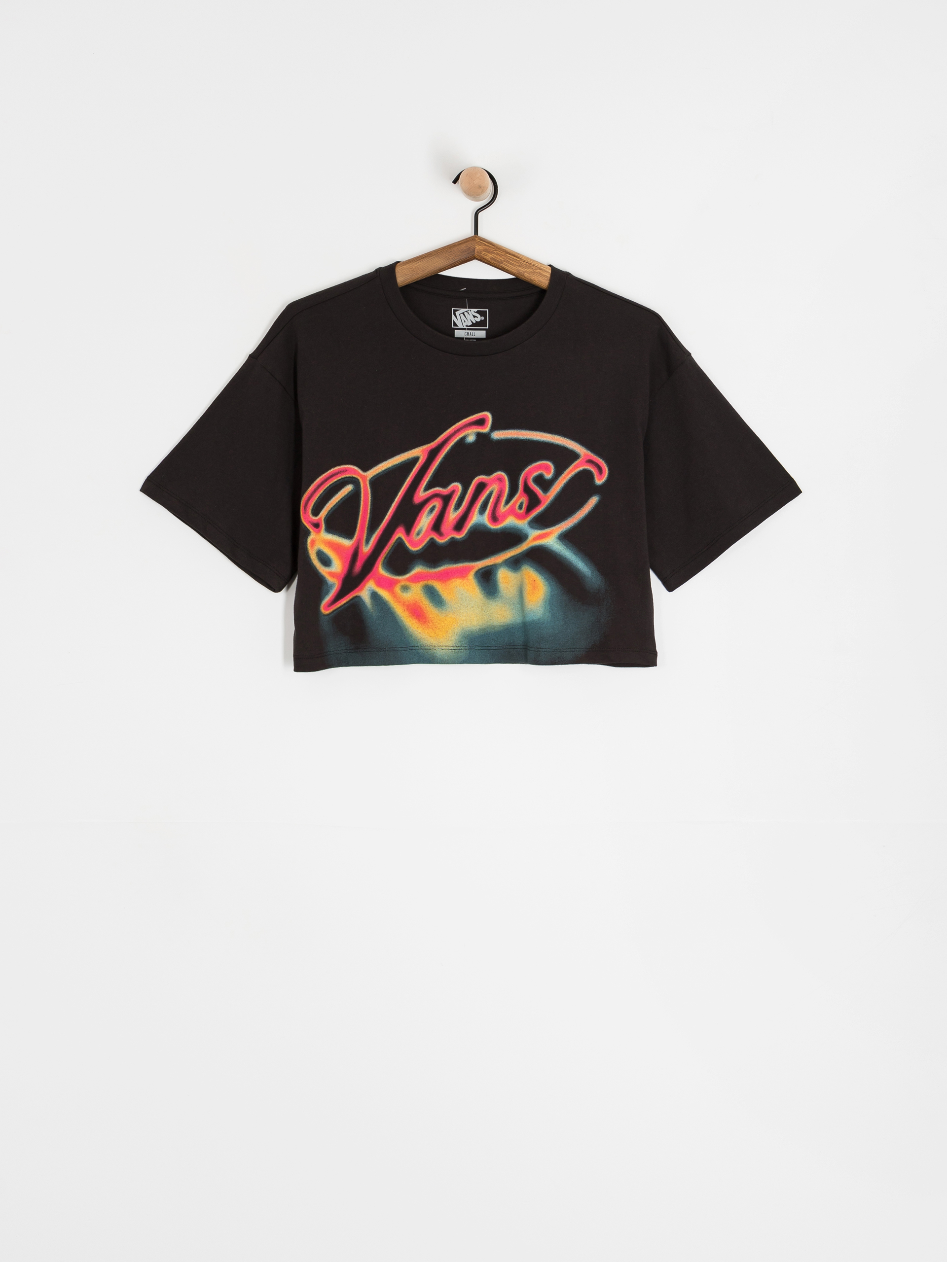Tričko Vans Afterburn Relaxed Crop Wmn (black)