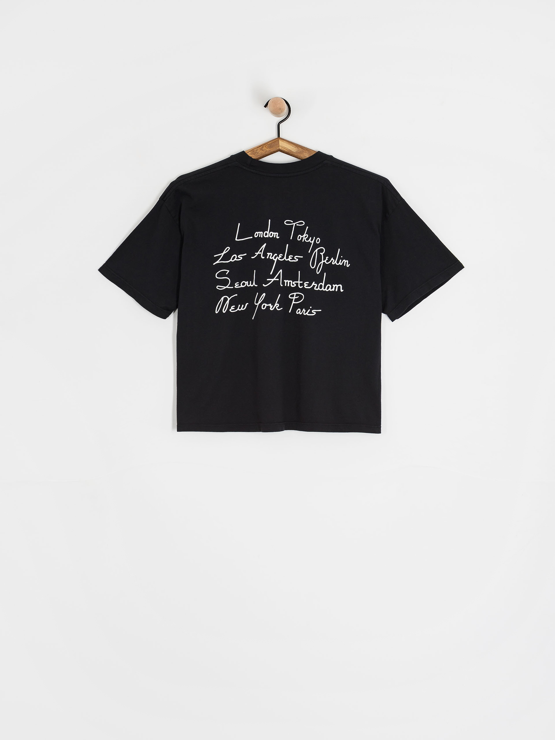 Tričko OBEY Obey Scripty Cities Wmn (digital black)