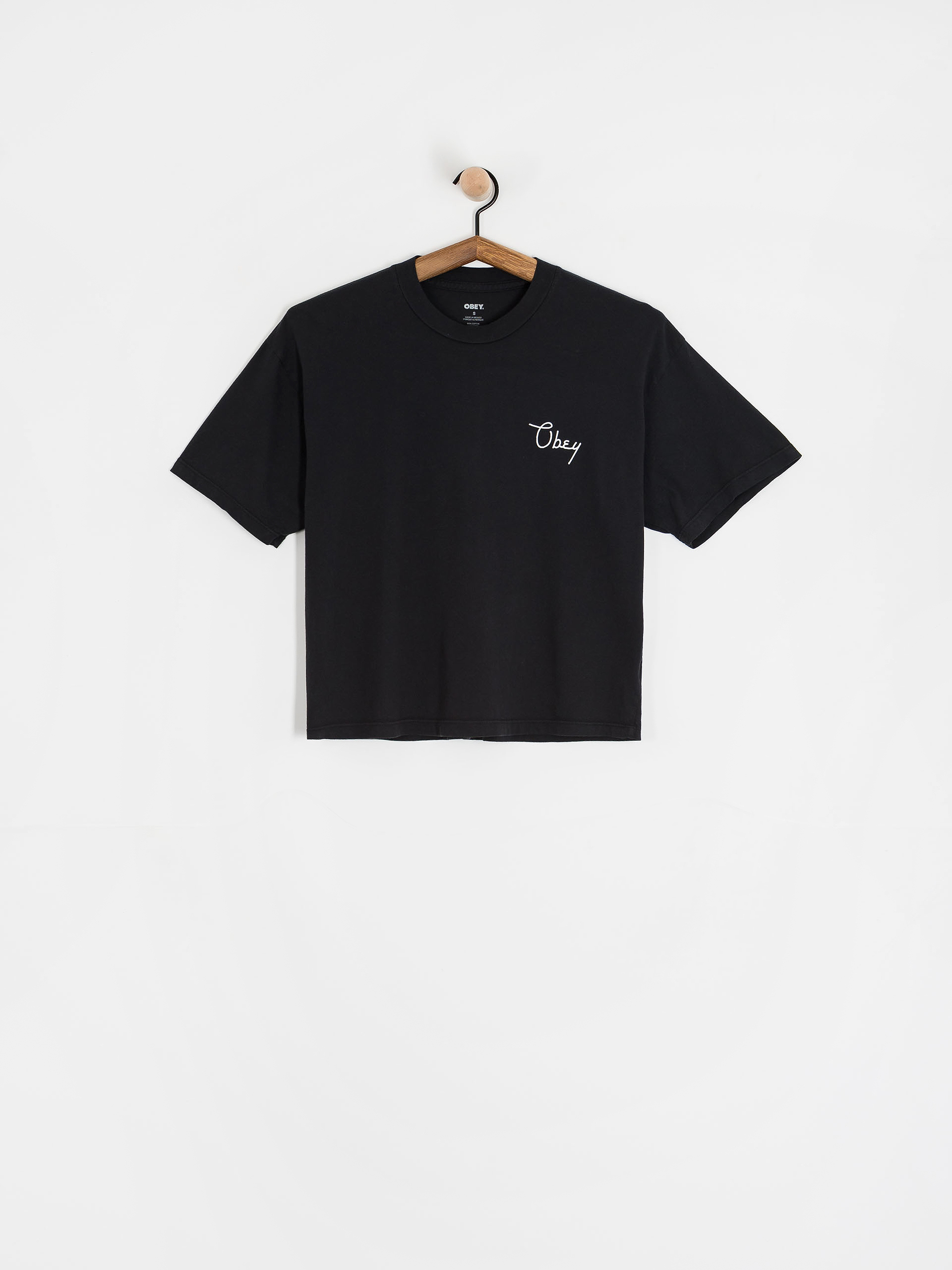 Tričko OBEY Obey Scripty Cities Wmn (digital black)