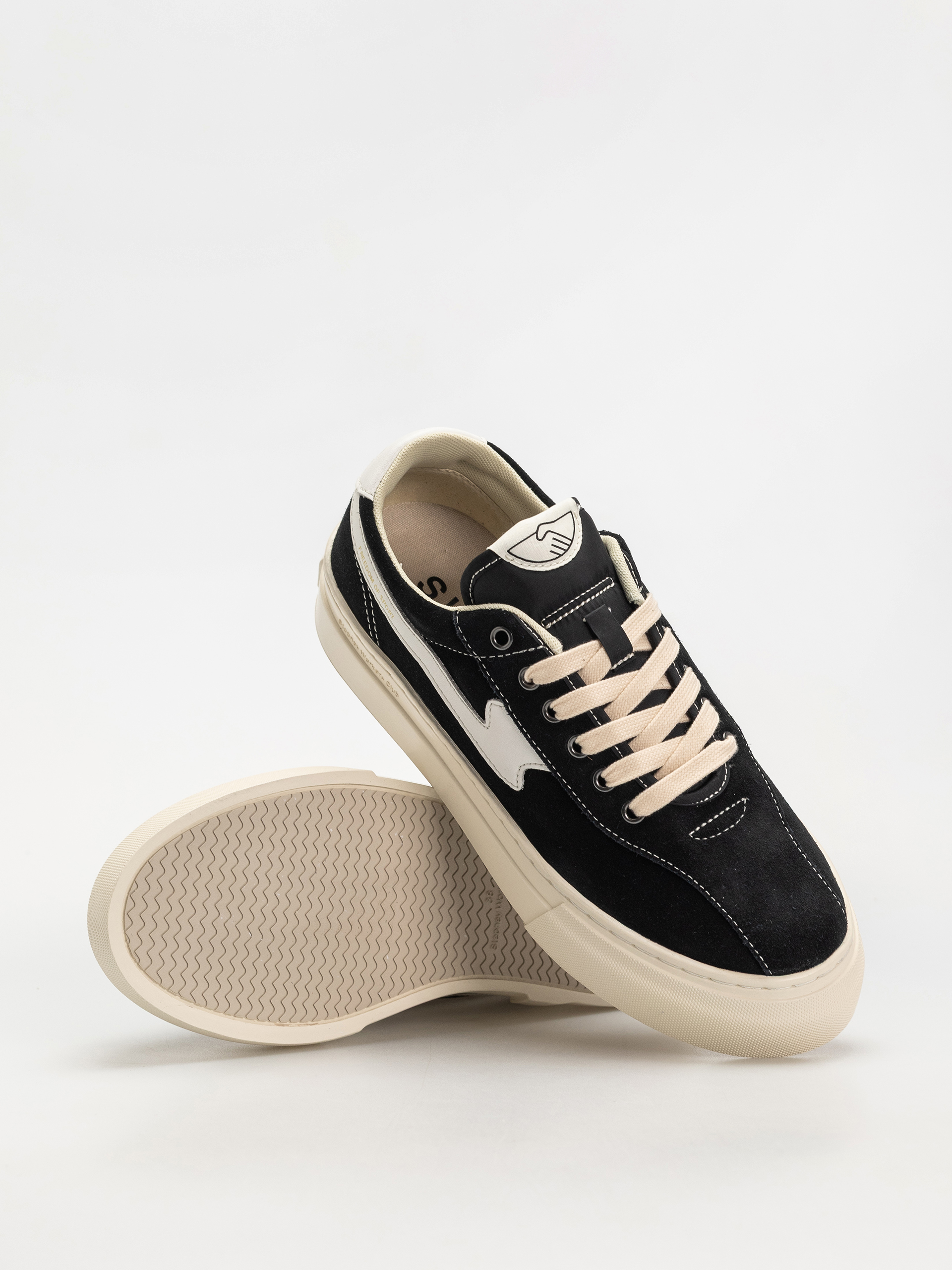 Topánky Stepney Workers Club Dellow S-Strike (suede black/white)