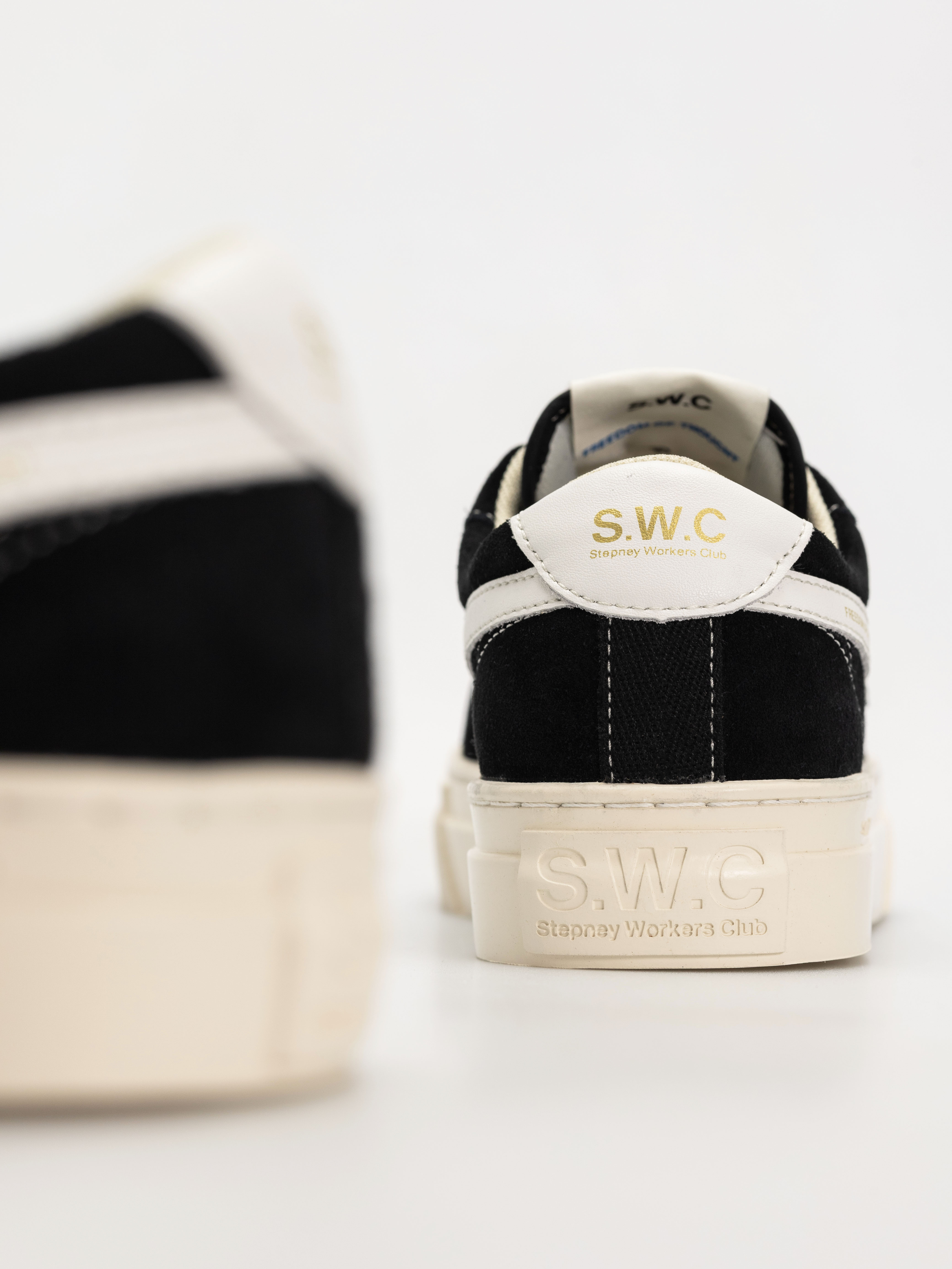Topánky Stepney Workers Club Dellow S-Strike (suede black/white)