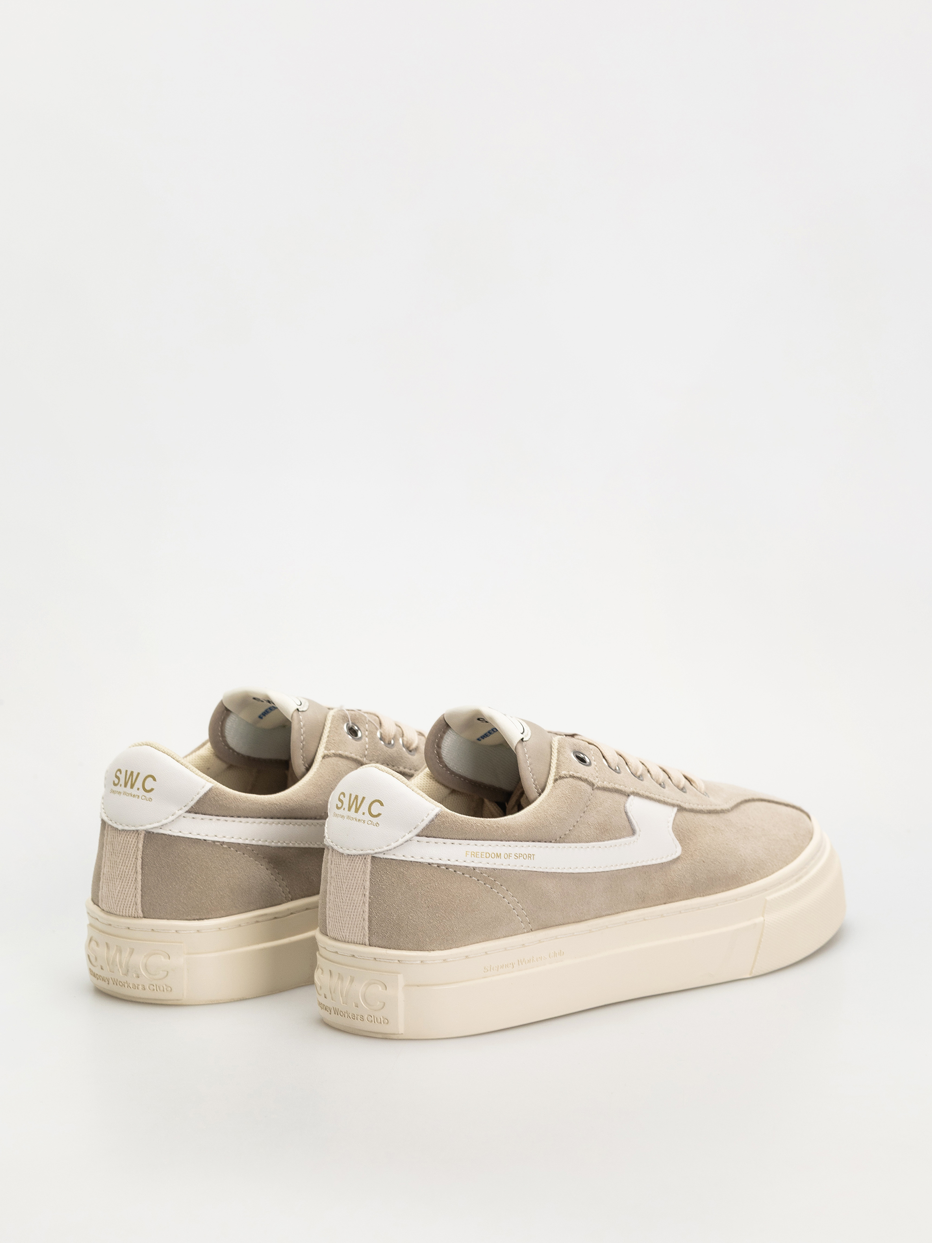 Topánky Stepney Workers Club Dellow S-Strike (suede lt grey/white)