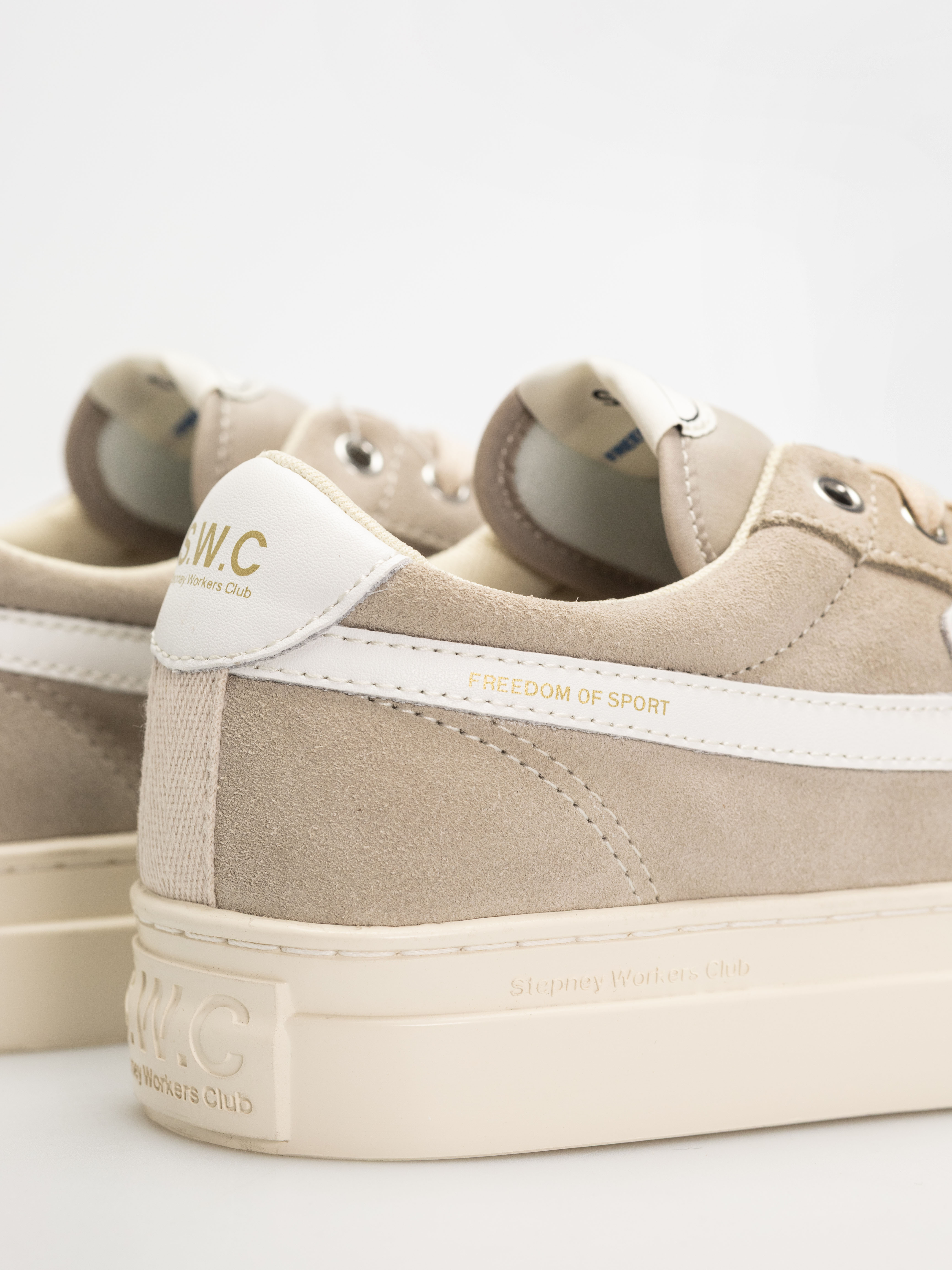 Topánky Stepney Workers Club Dellow S-Strike (suede lt grey/white)