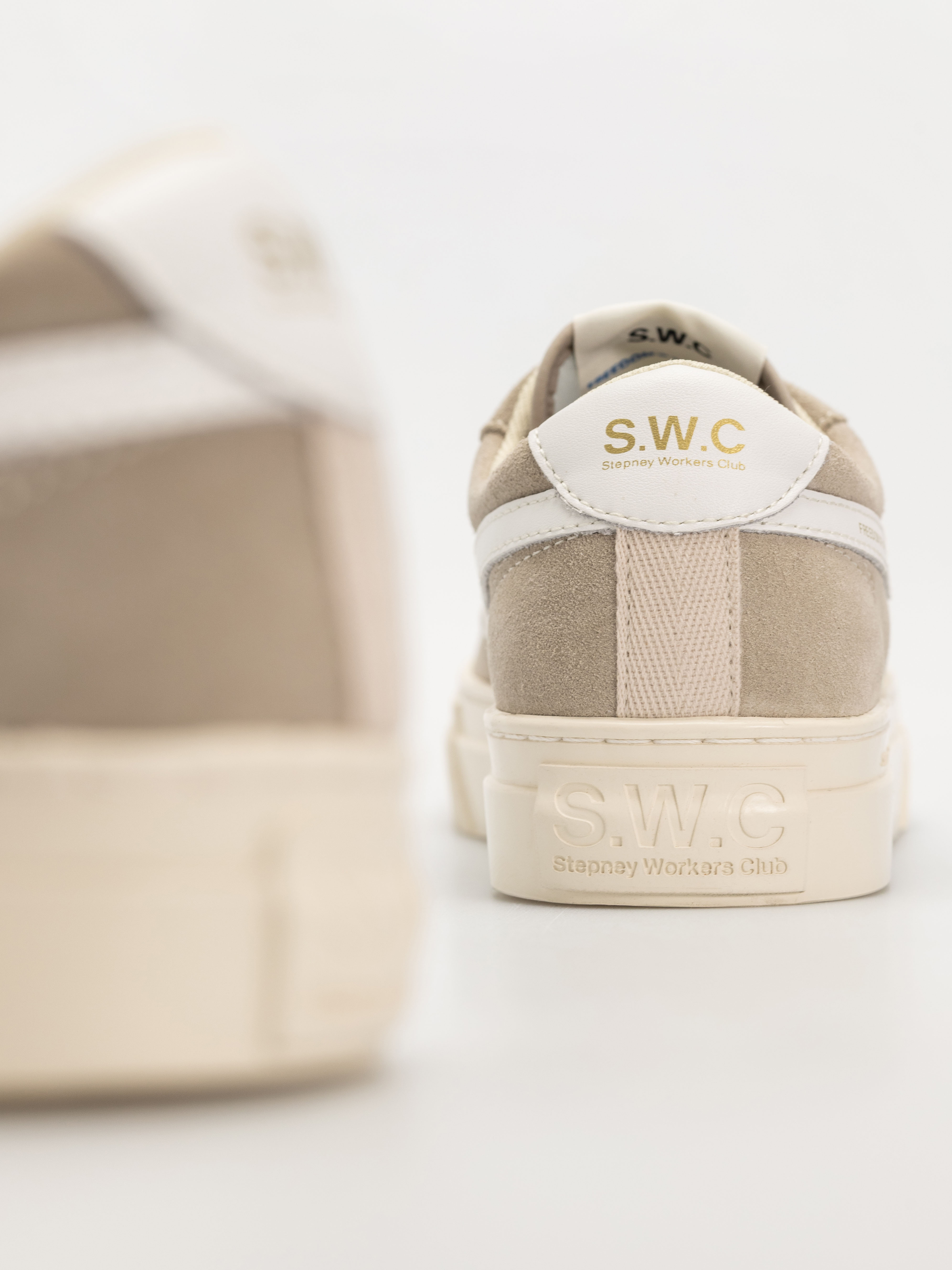Topánky Stepney Workers Club Dellow S-Strike (suede lt grey/white)