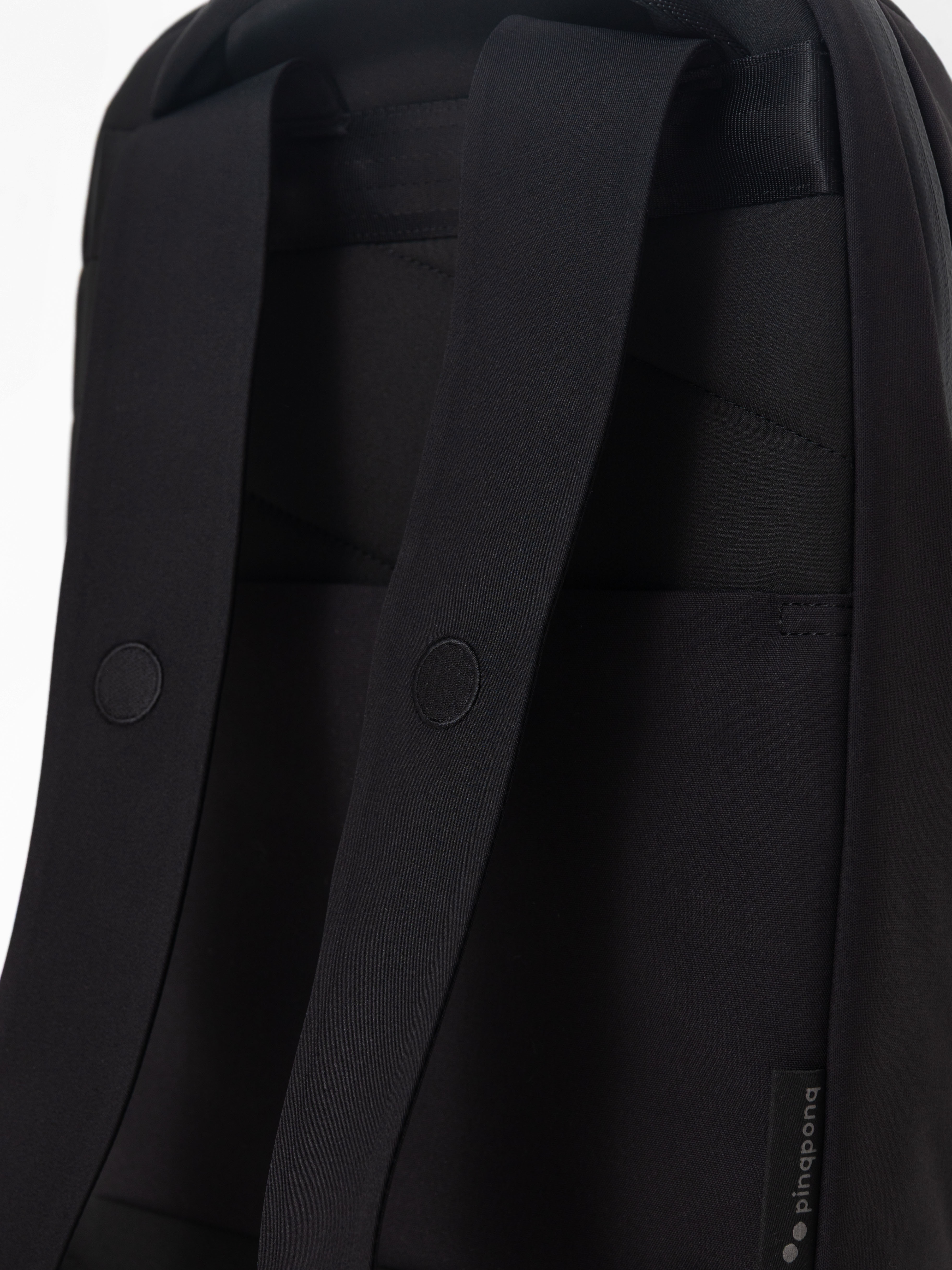 Batoh PinqPonq Kontor (solid black)