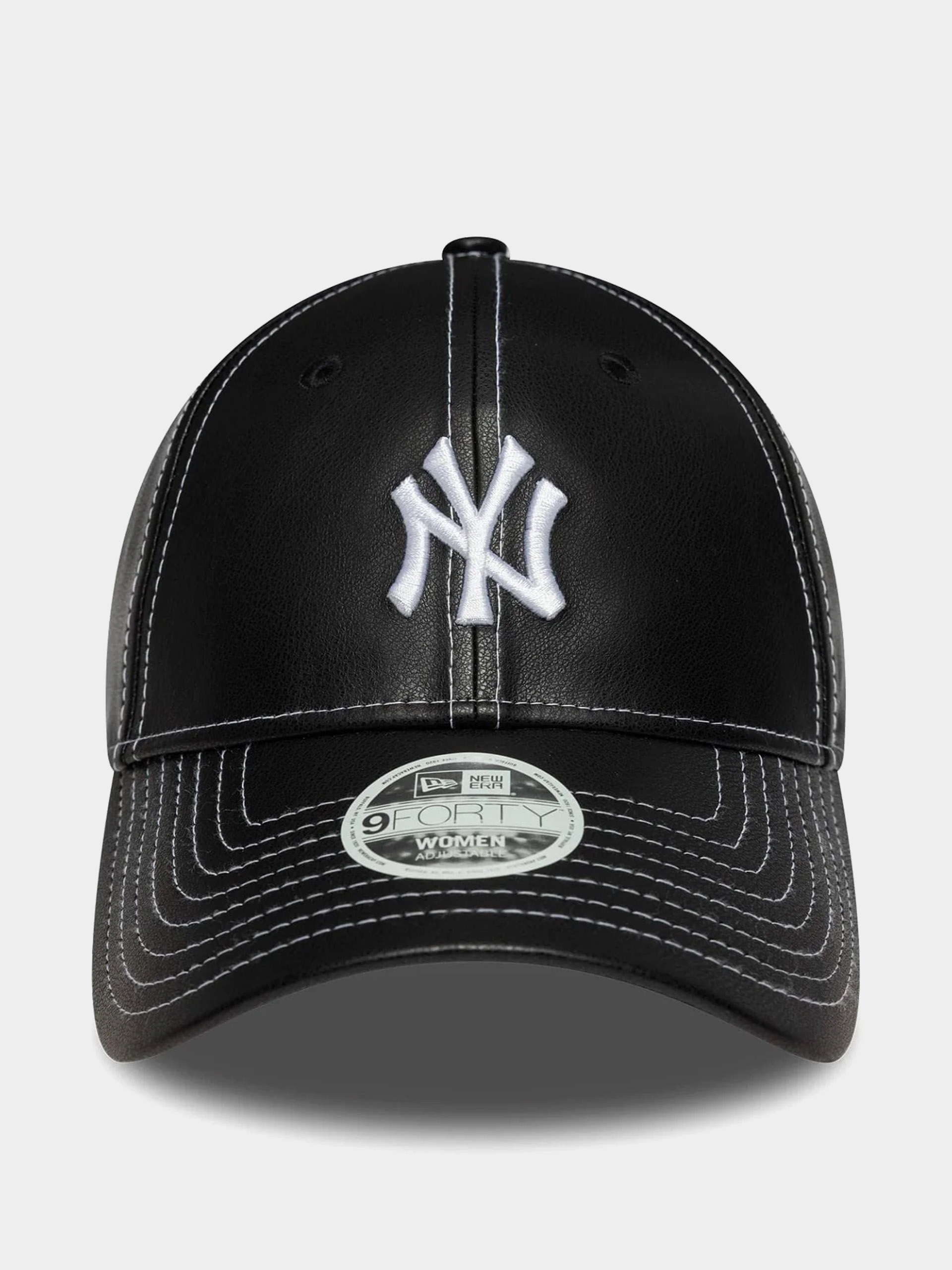 Šiltovka New Era Topstitch Pu 9Forty New York Yankees Wmn (black)