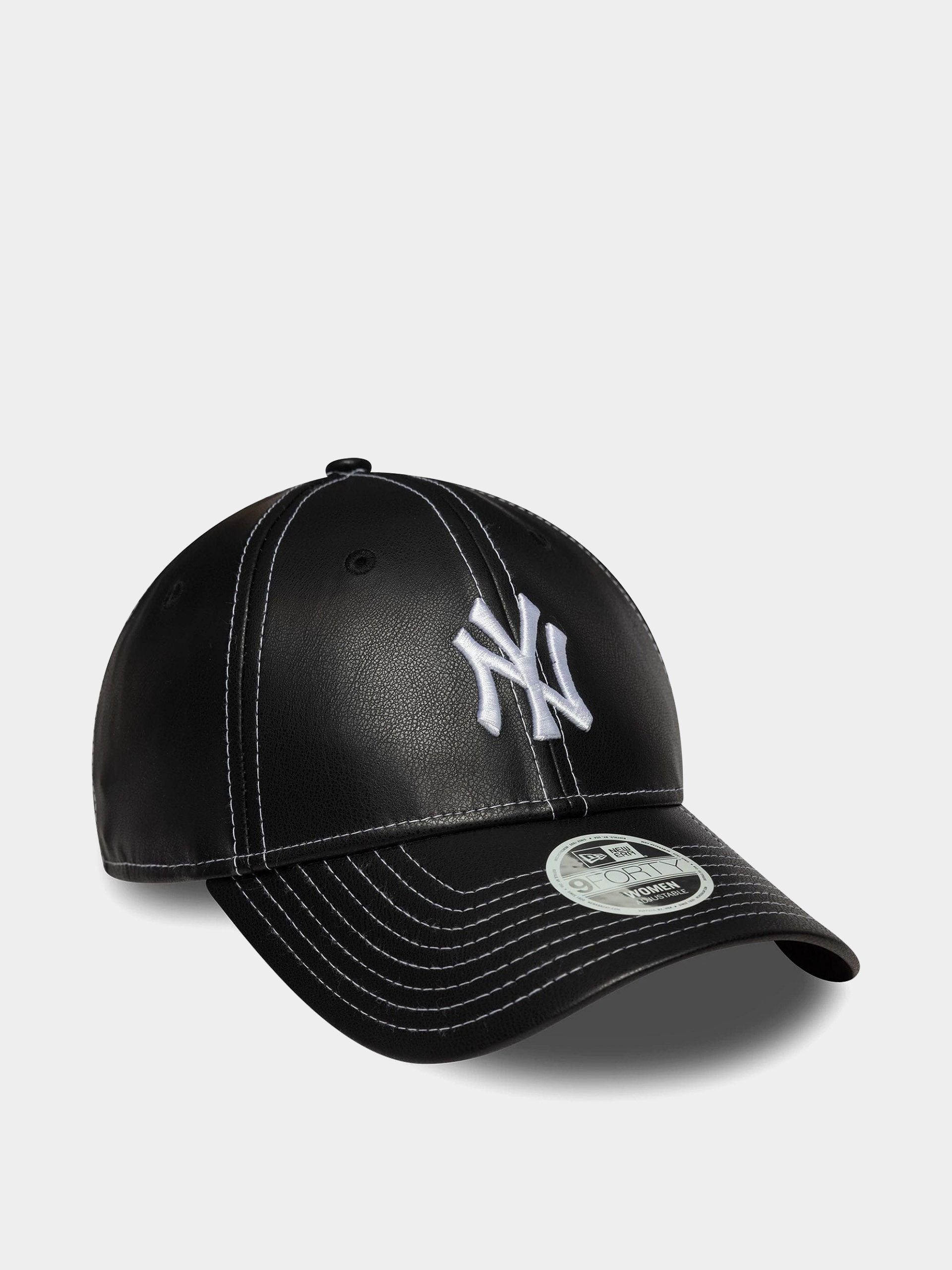 Šiltovka New Era Topstitch Pu 9Forty New York Yankees Wmn (black)