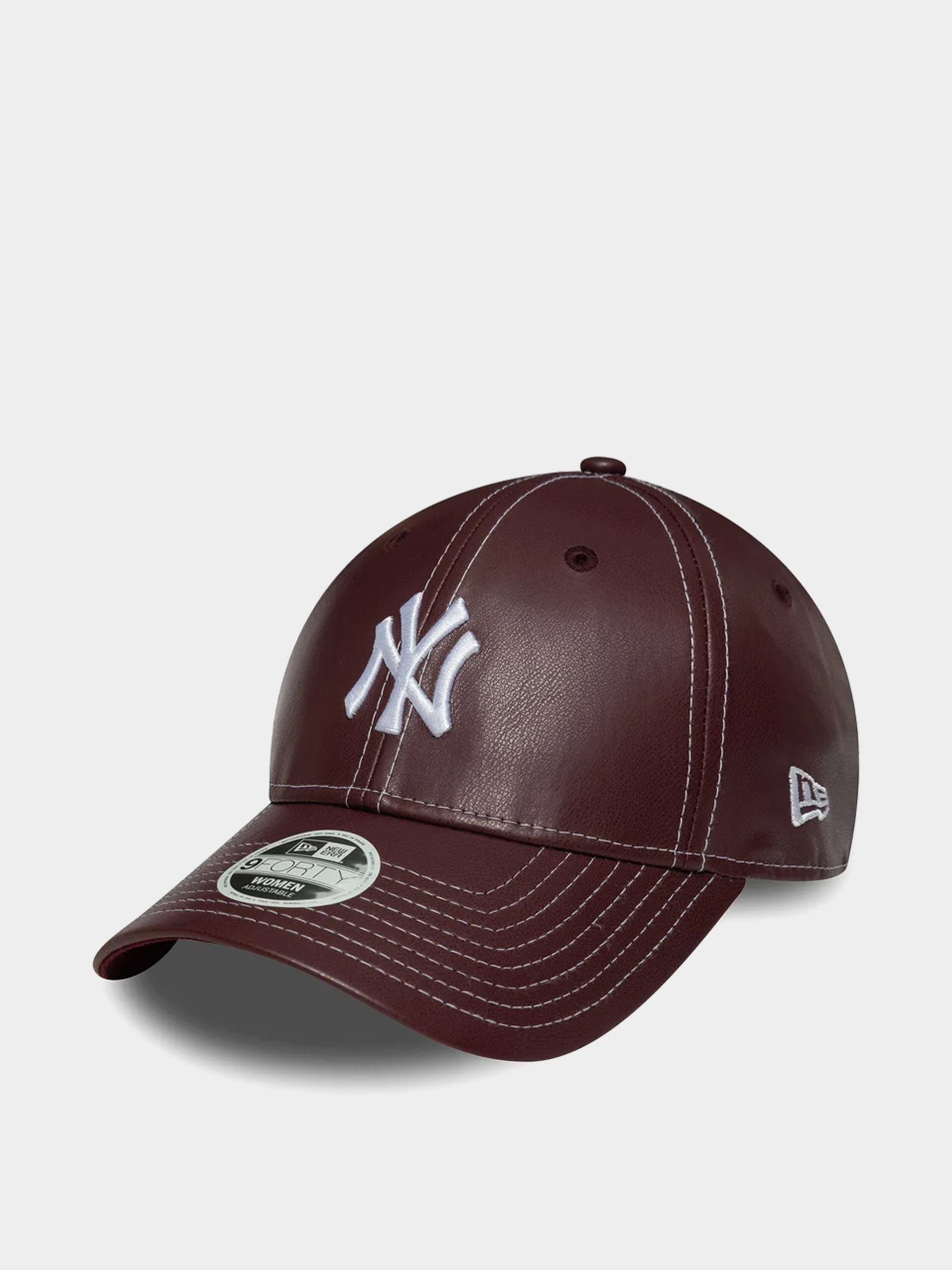 u0160iltovka New Era Topstitch Pu 9Forty New York Yankees Wmn (burgundy)