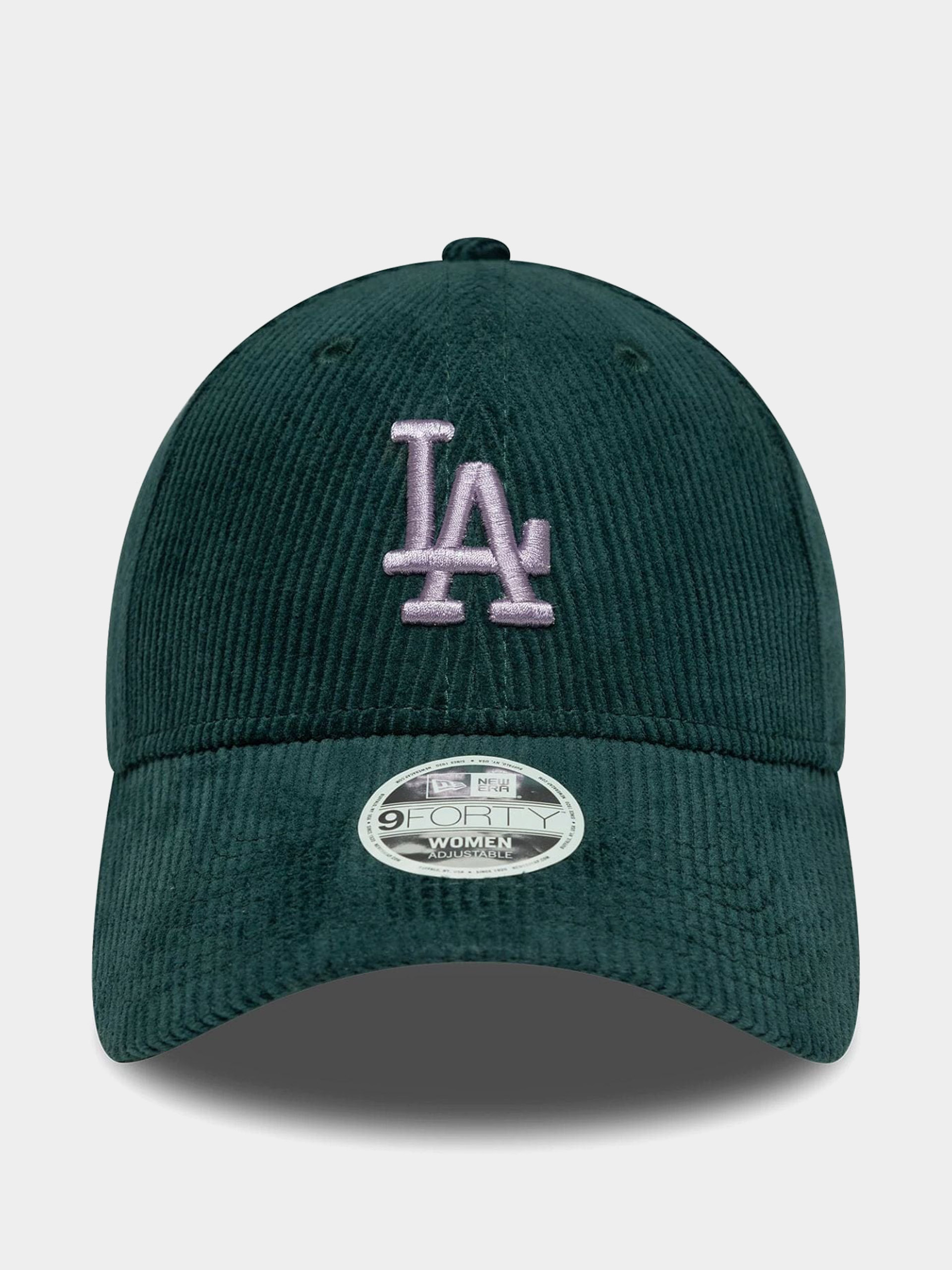 Šiltovka New Era Cord 9Forty Los Angeles Dodgers Wmn (dark green)