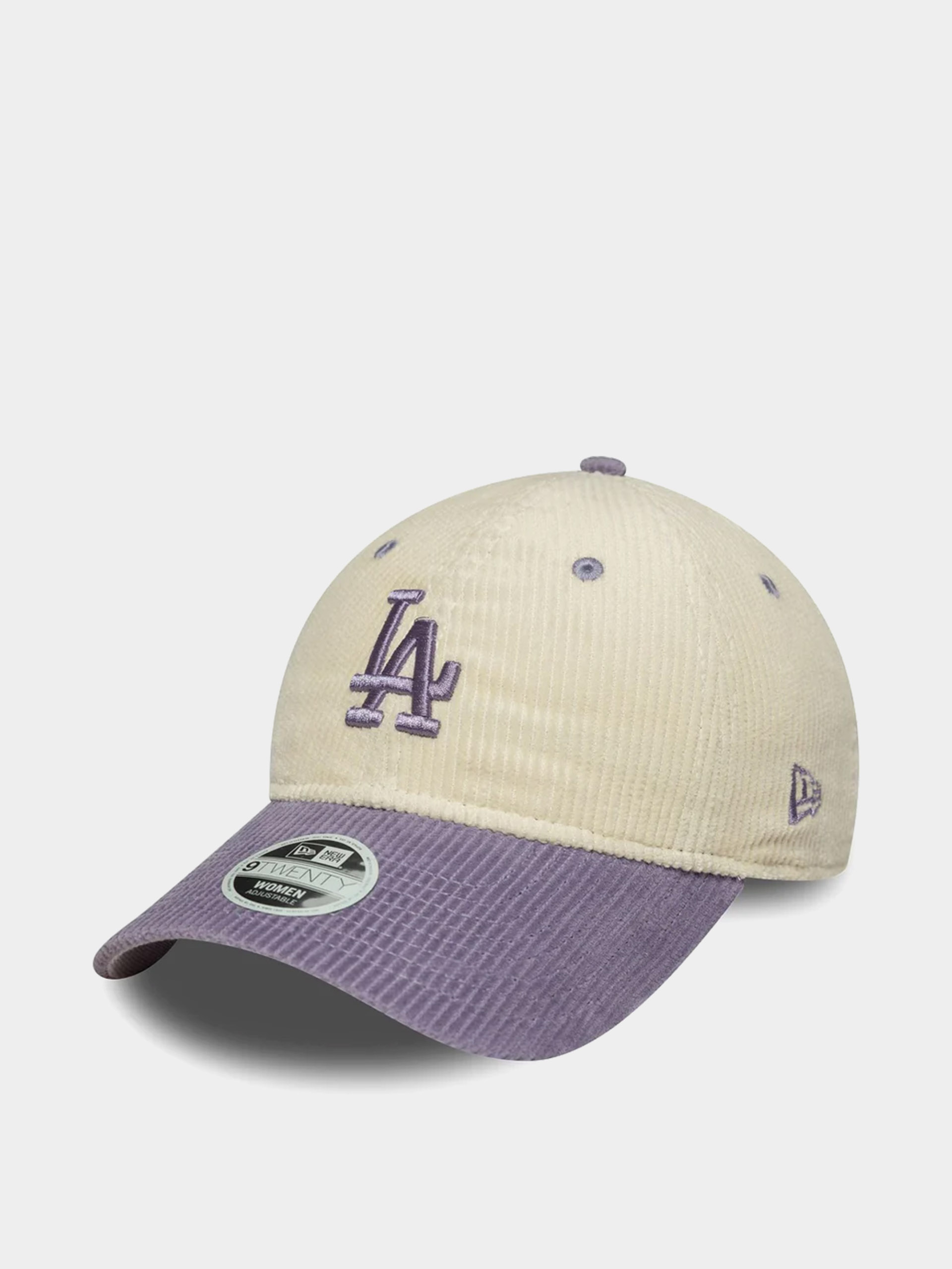 Šiltovka New Era Block Cord 9Twenty Los Angeles Dodgers Wmn (light cream/violet)