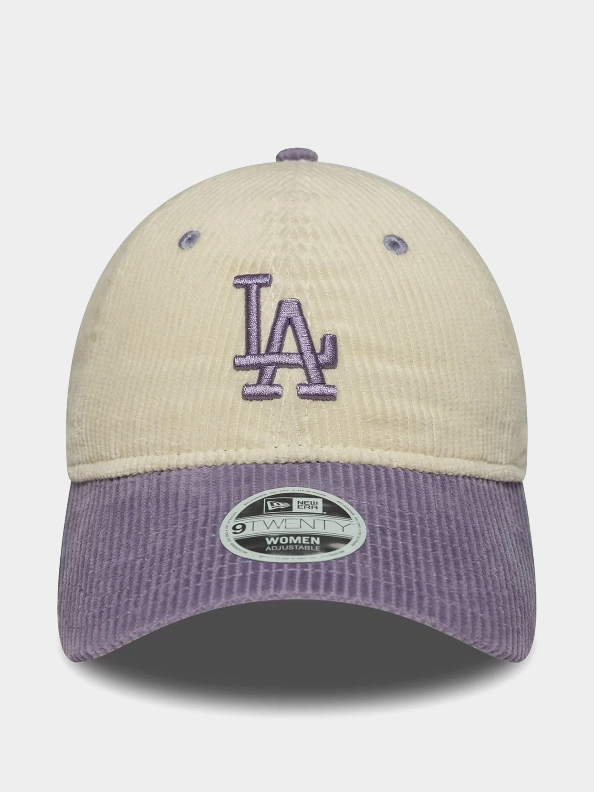 Šiltovka New Era Block Cord 9Twenty Los Angeles Dodgers Wmn (light cream/violet)