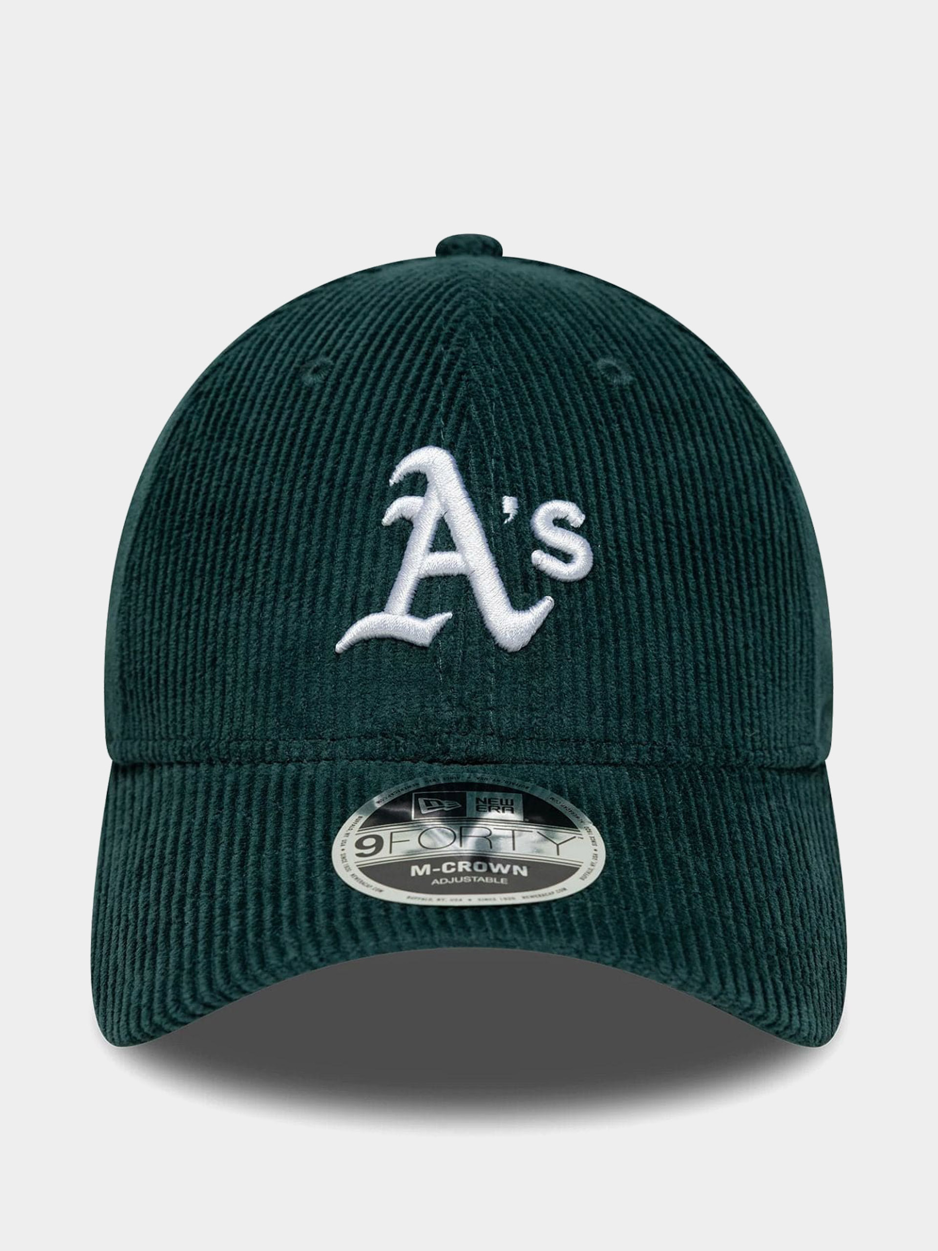 Šiltovka New Era Cord 9Forty Mcrown Oakland Athletics (dark green)