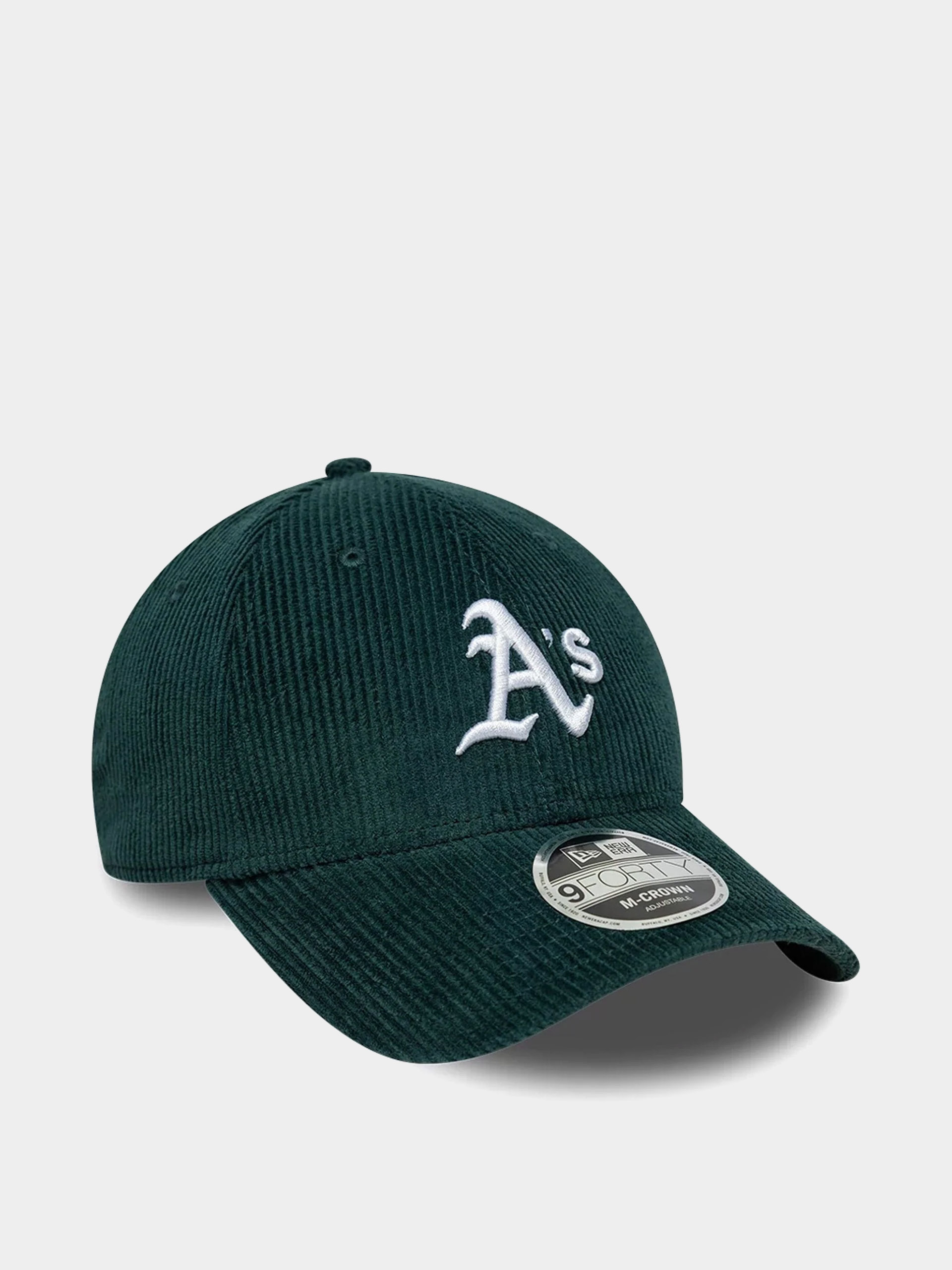 Šiltovka New Era Cord 9Forty Mcrown Oakland Athletics (dark green)