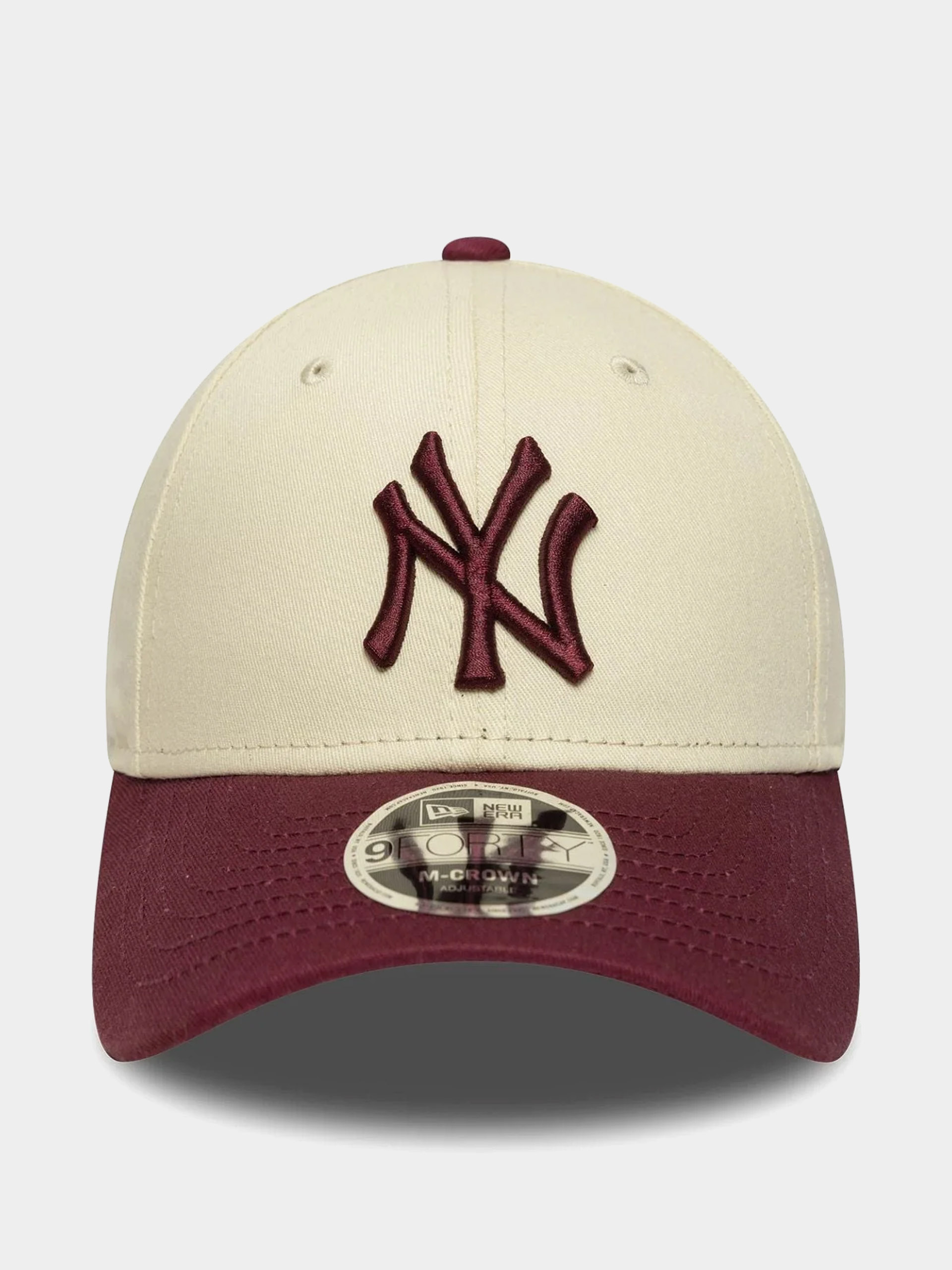 Šiltovka New Era Ws Patch 9Forty Mc New York Yankees (light cream/burgundy)