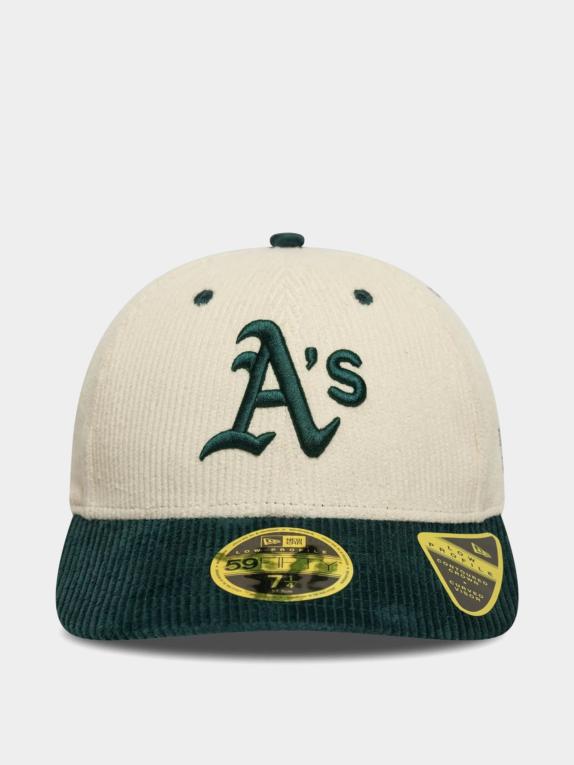 Šiltovka New Era Mlb Cord 59Fifty Lp Oakland Athletics (light crea/dark green)