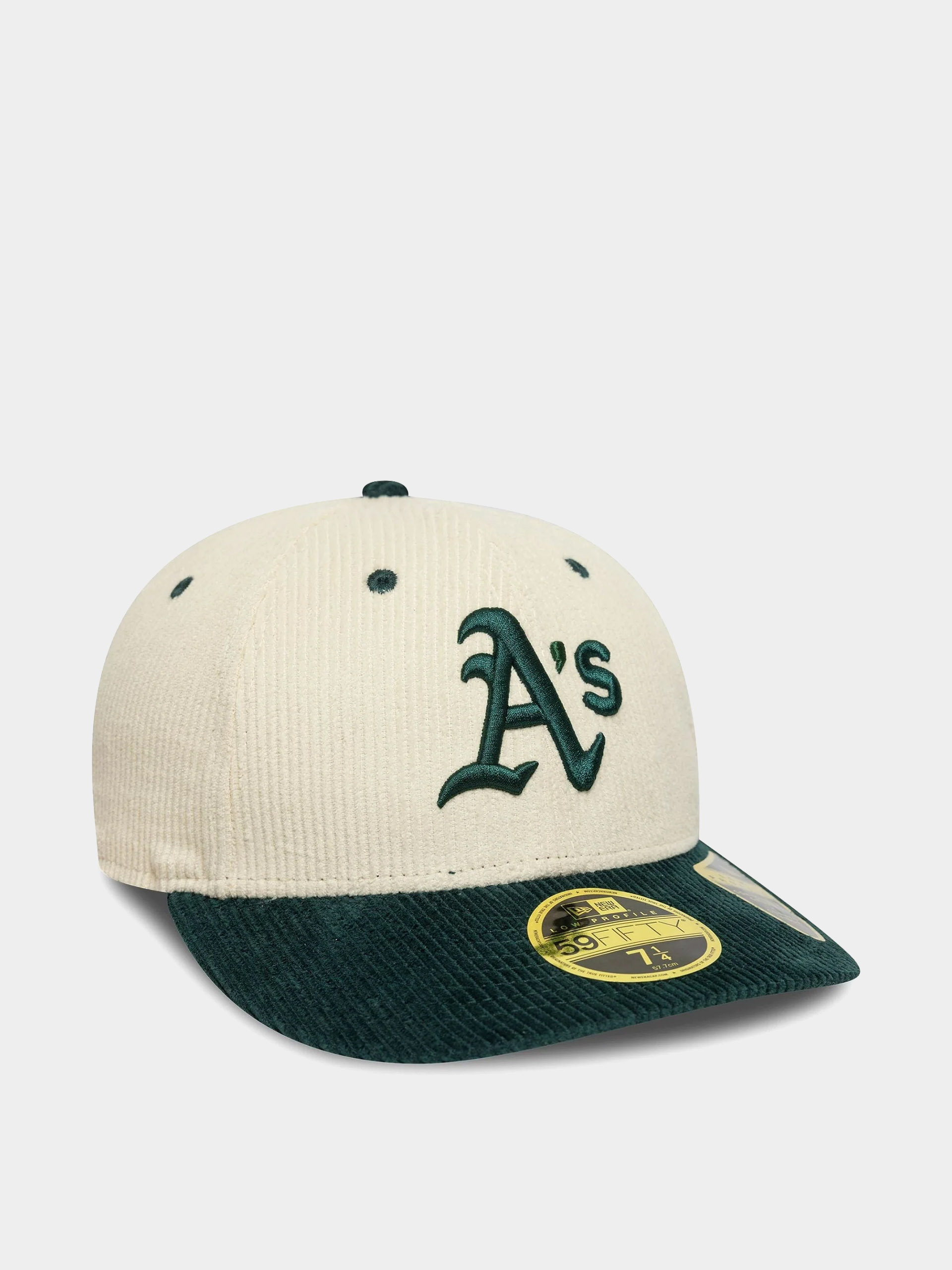 Šiltovka New Era Mlb Cord 59Fifty Lp Oakland Athletics (light crea/dark green)