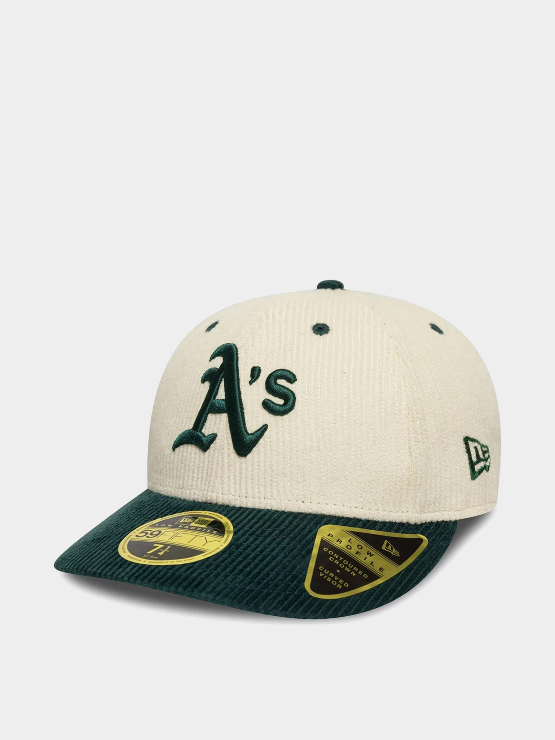 Šiltovka New Era Mlb Cord 59Fifty Lp Oakland Athletics (light crea/dark green)