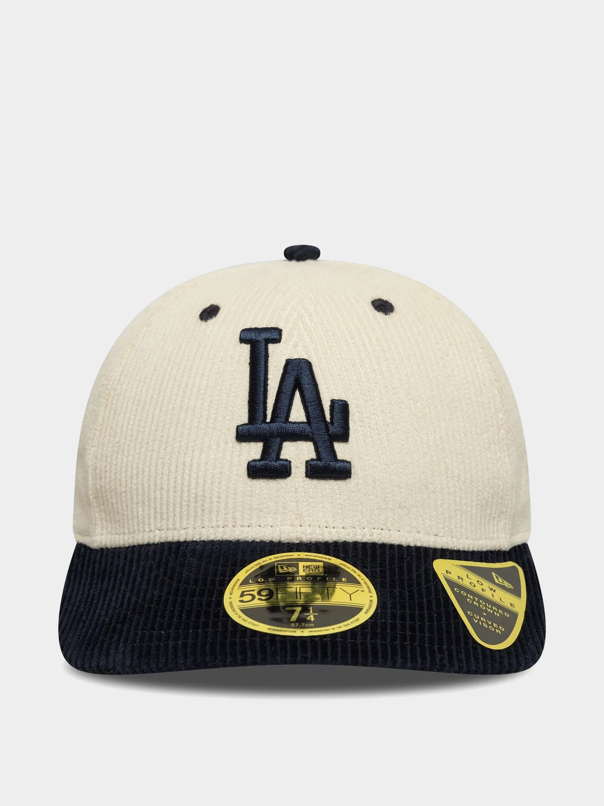 Šiltovka New Era Mlb Cord 59Fifty Lp Los Angeles Dodgers (light cream/navy)