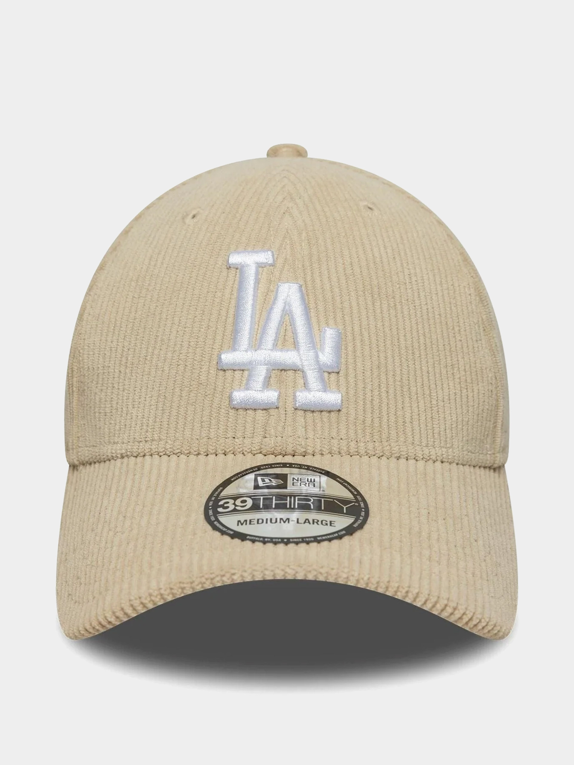 Šiltovka New Era Cord 39Thirty Los Angeles Dodgers (light cream)