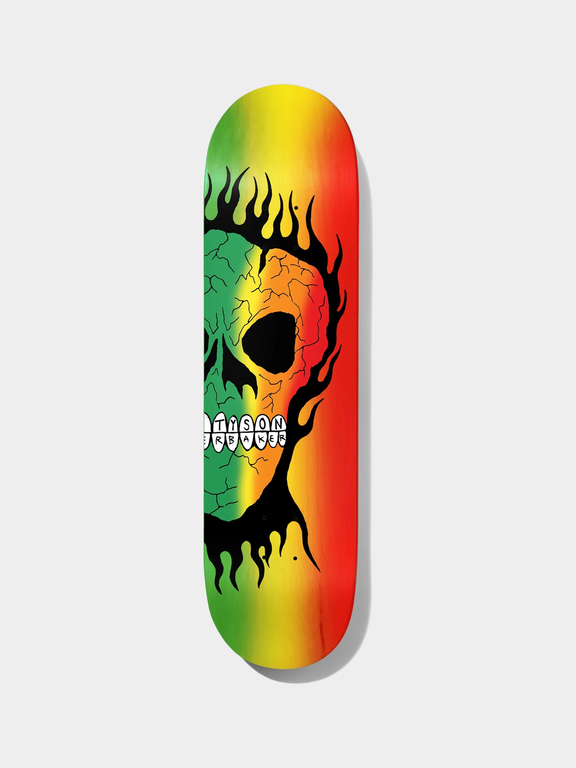Doska Baker Rasta Skull (green/yellow/red)