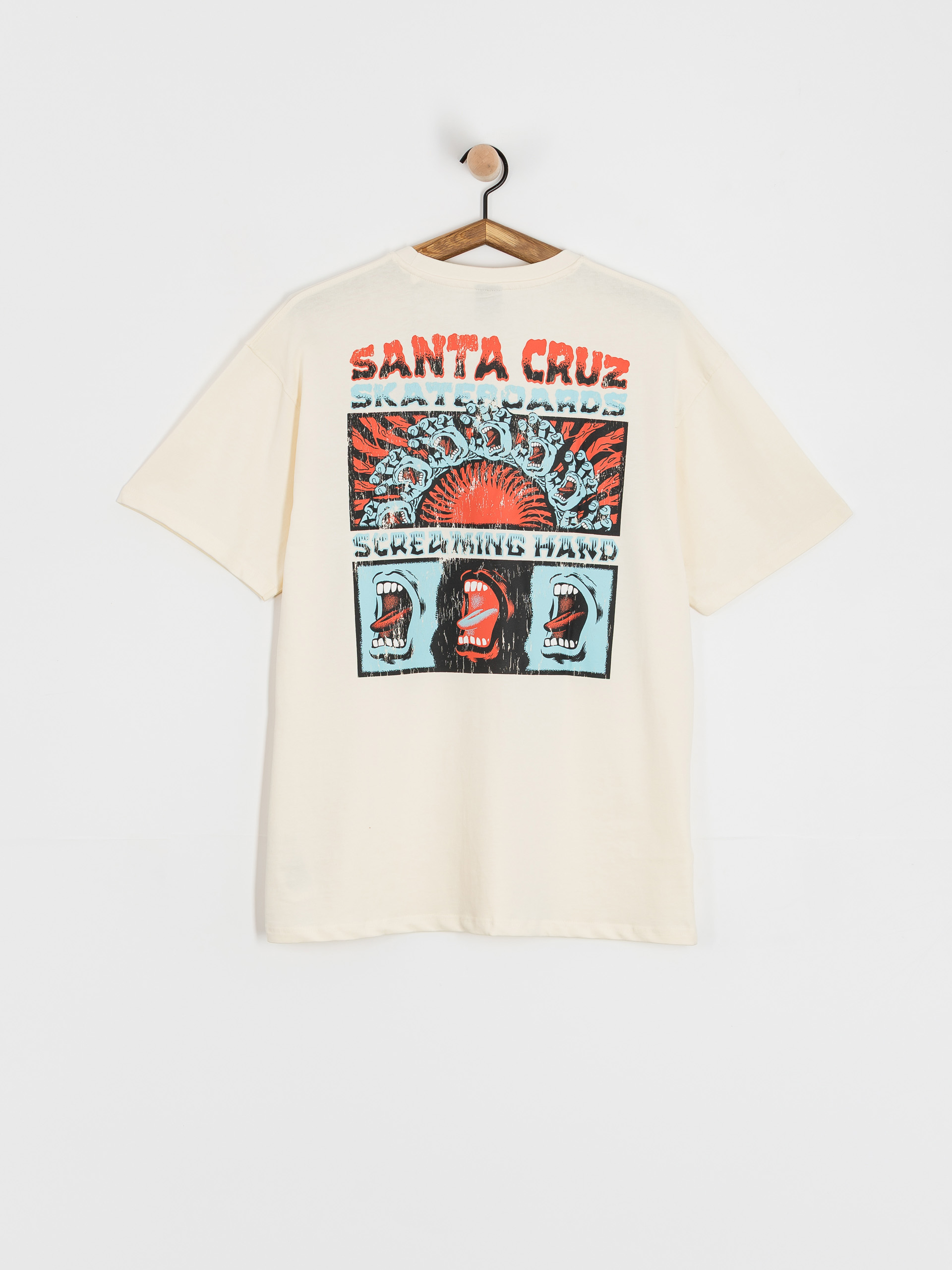 Tričko Santa Cruz VTG Screaming Connect (unbleached cotton)