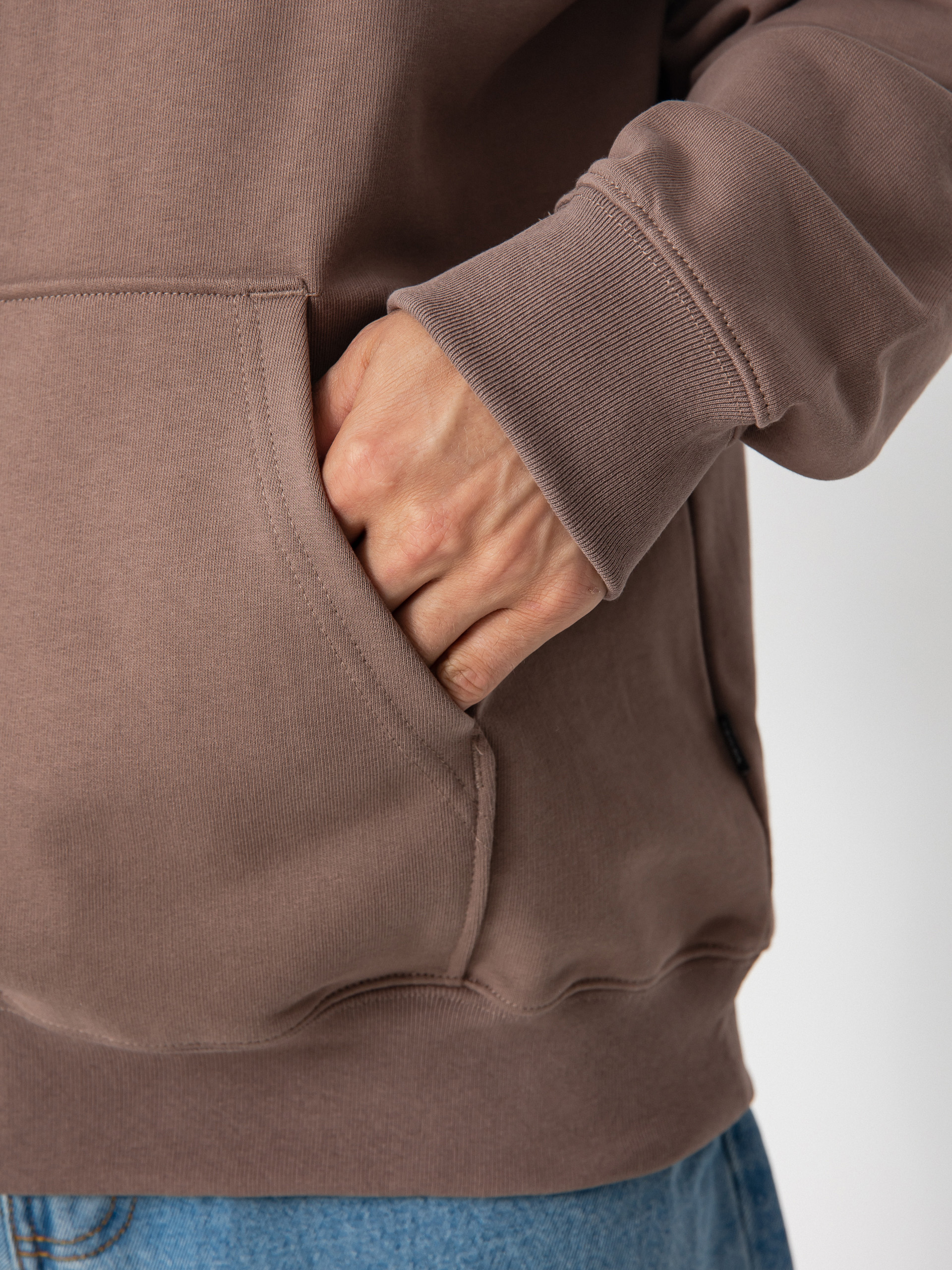 Mikina s kapucňou Vans Salton Loose Ft HD (deep taupe)