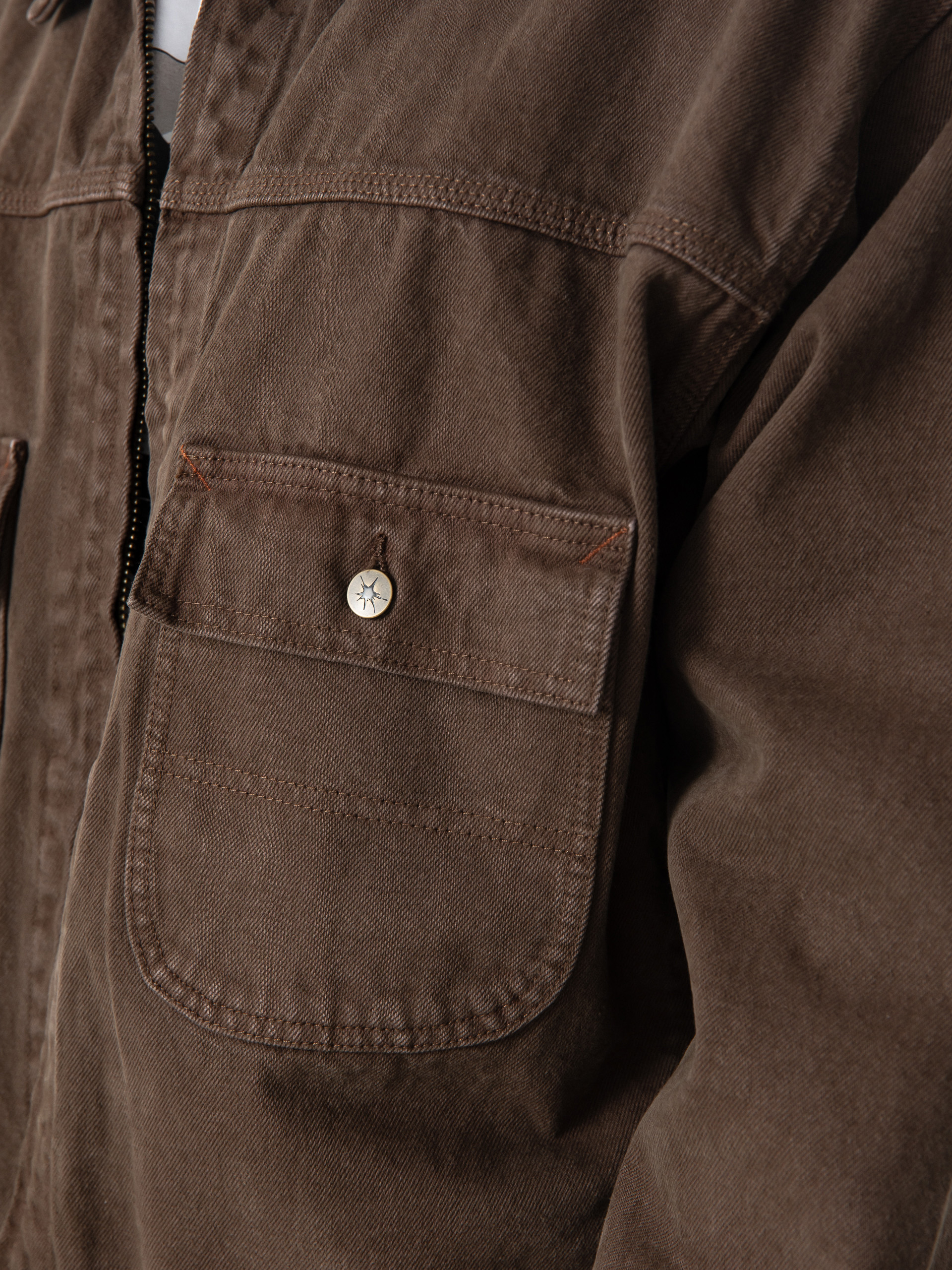 Bunda Vans Skate Garage Denim (coal brown)