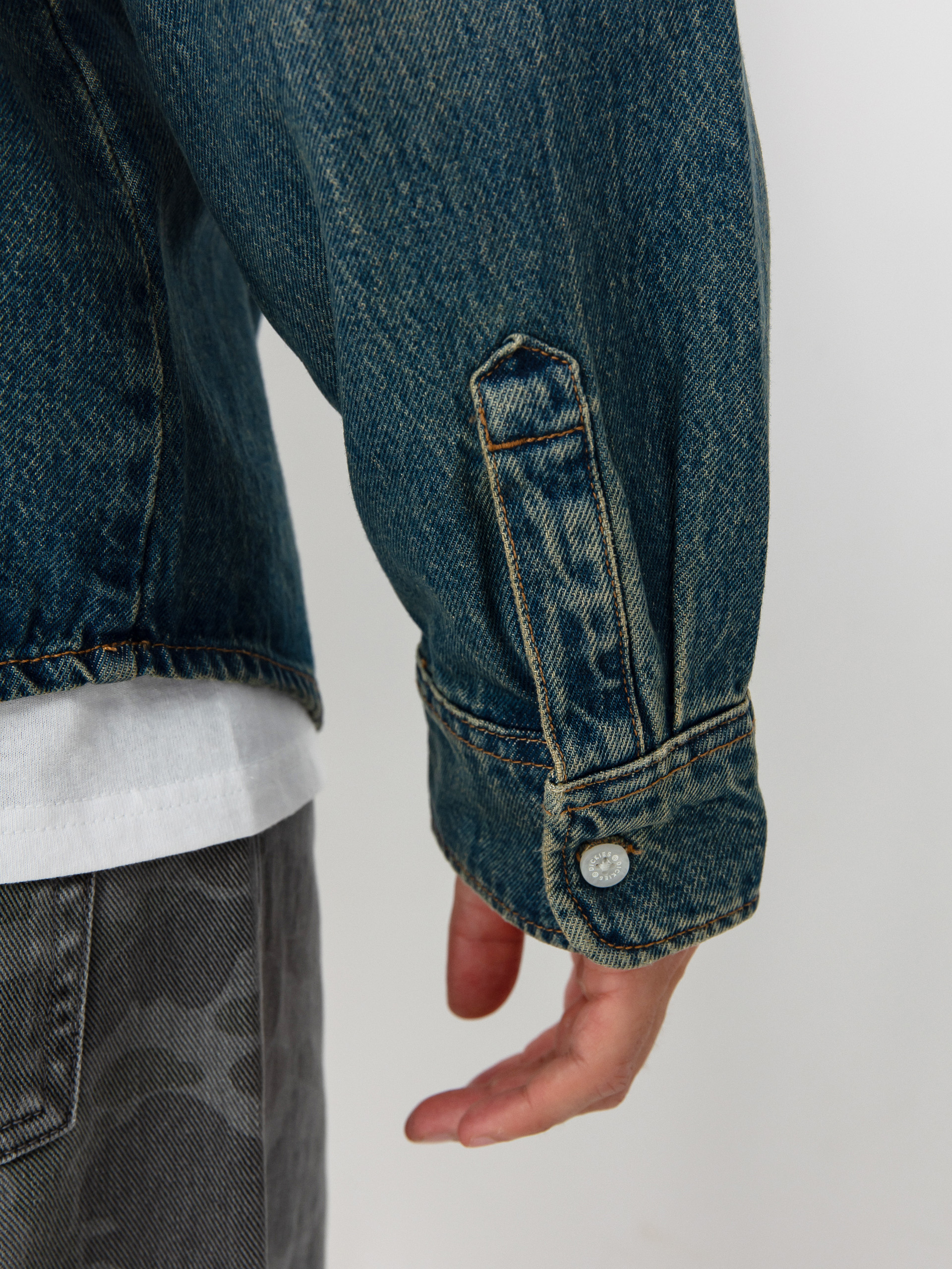 Košeľa Dickies Mechanic (khaki tinted blue)