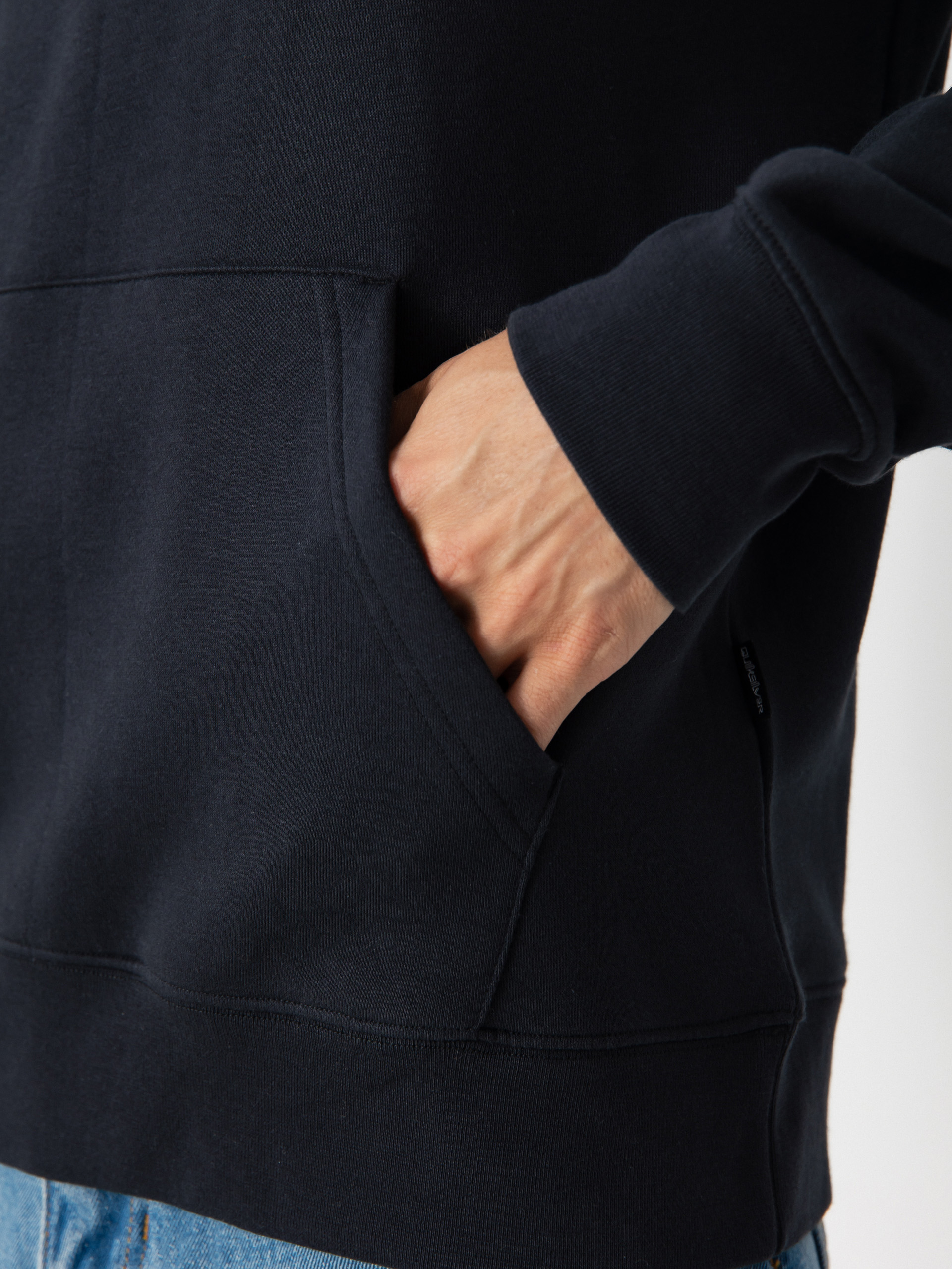 Mikina s kapucňou Quiksilver Salt Water HD (black)