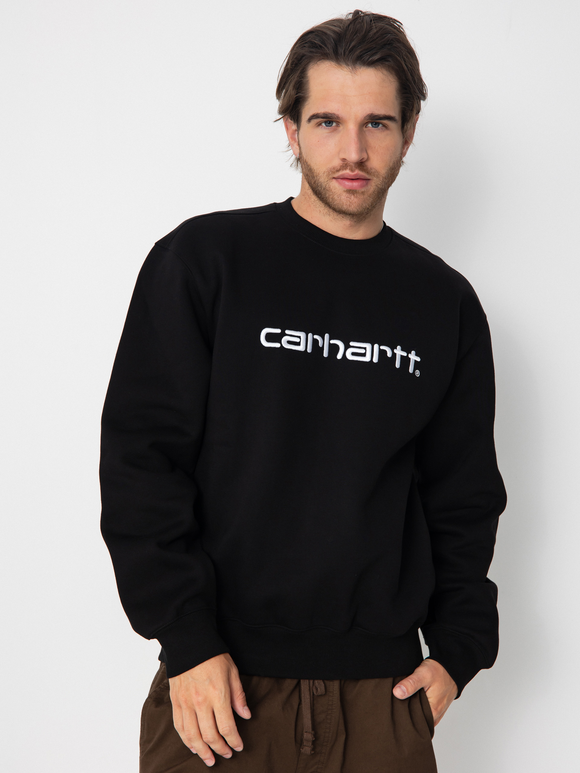 Mikina Carhartt WIP Carhartt (black/white)