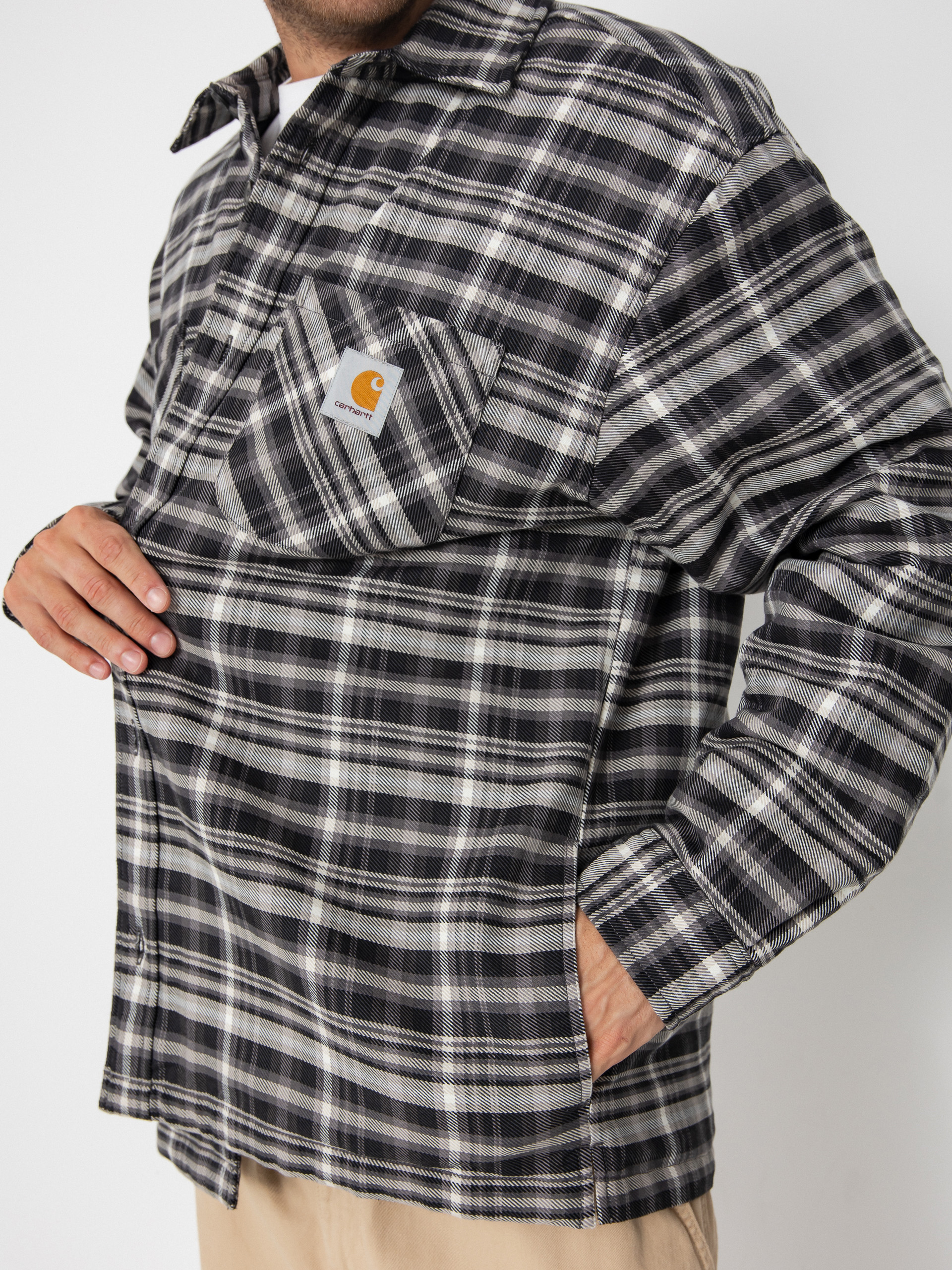 Bunda Carhartt WIP Cronyn (cronyn check/porphyry)