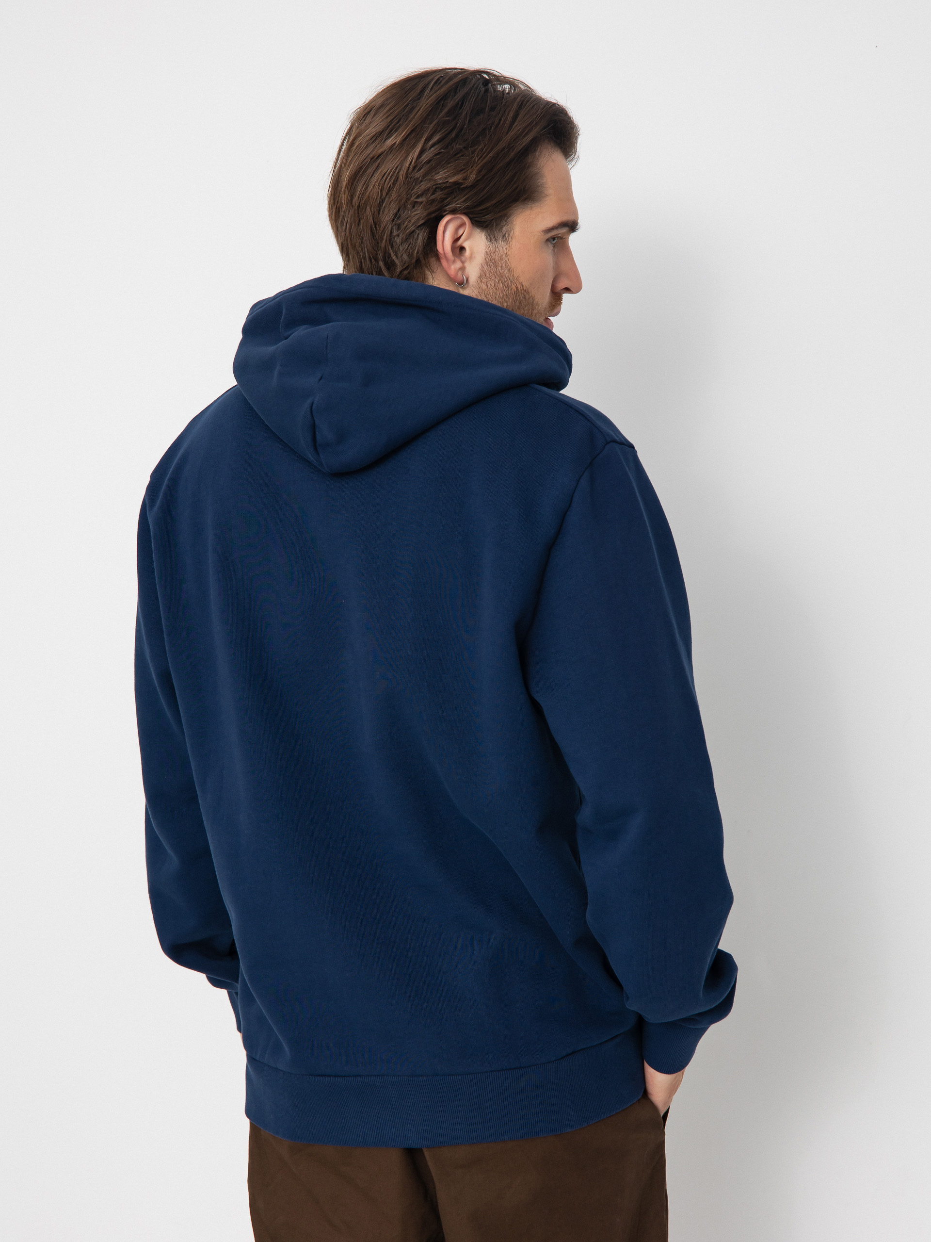 Mikina s kapucňou Carhartt WIP Script Embroidery HD (jupiter/white)