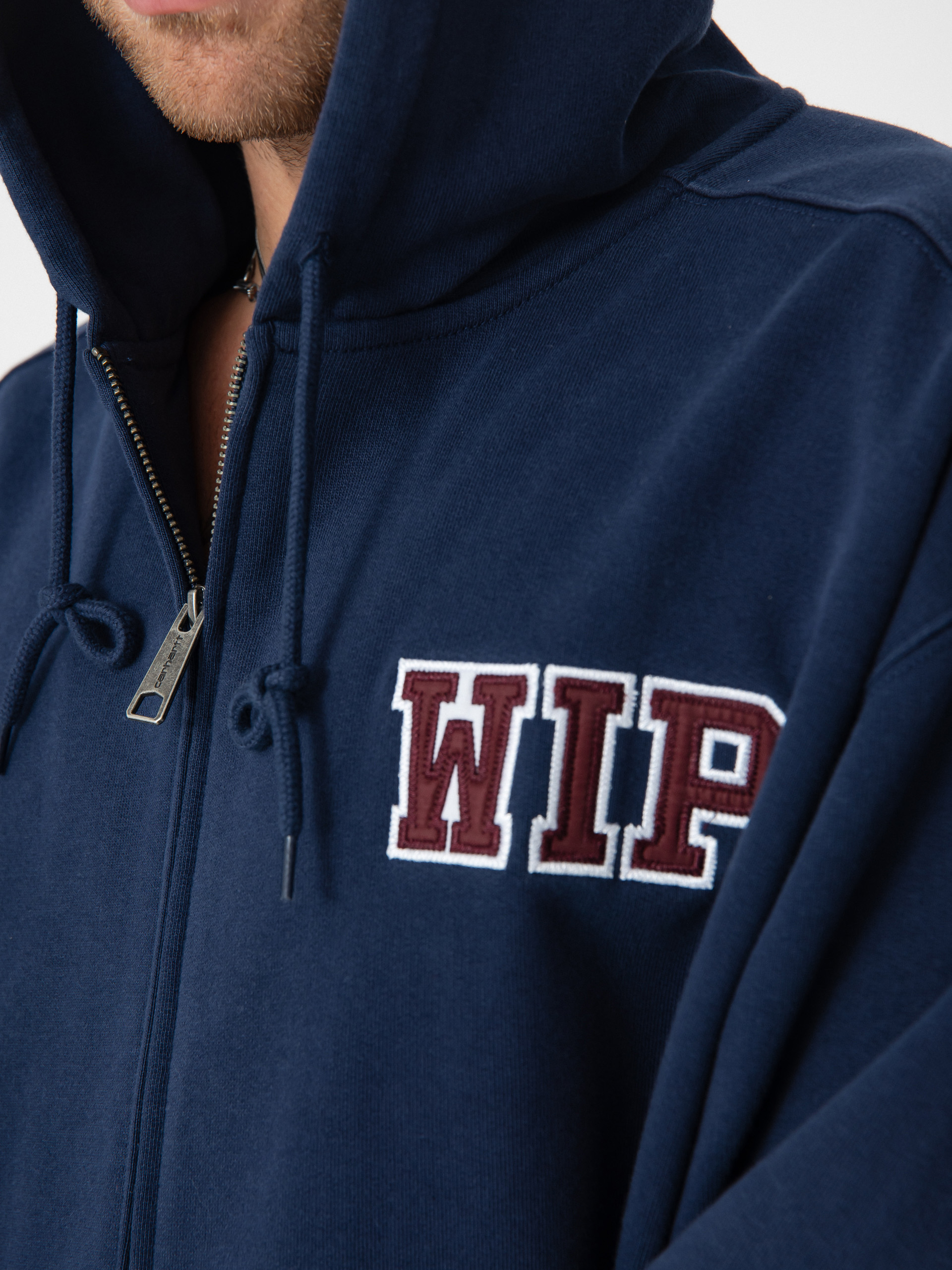 Mikina s kapucňou Carhartt WIP Mini Wip ZHD (jupiter/stone washed)