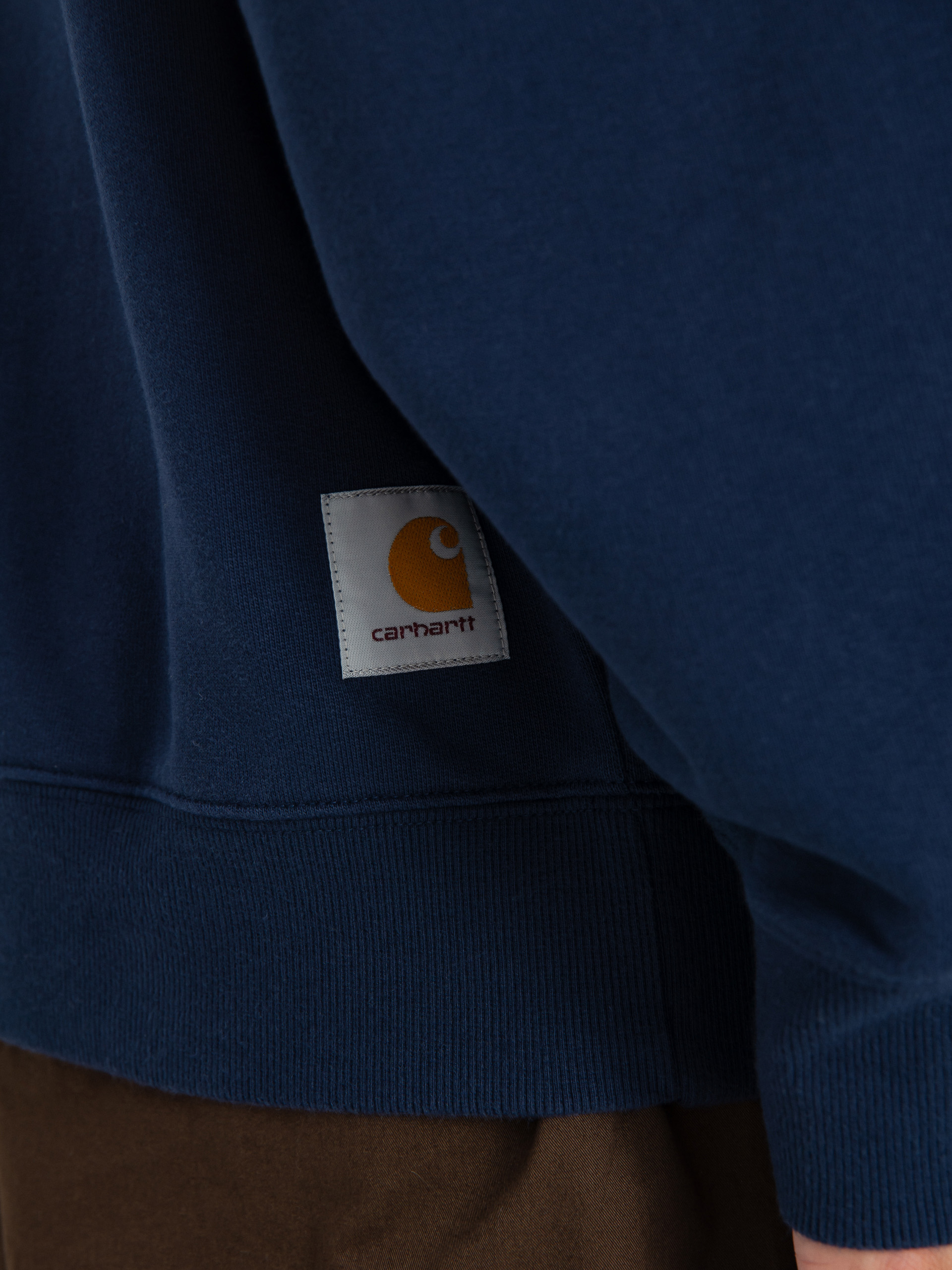 Mikina s kapucňou Carhartt WIP Mini Wip ZHD (jupiter/stone washed)