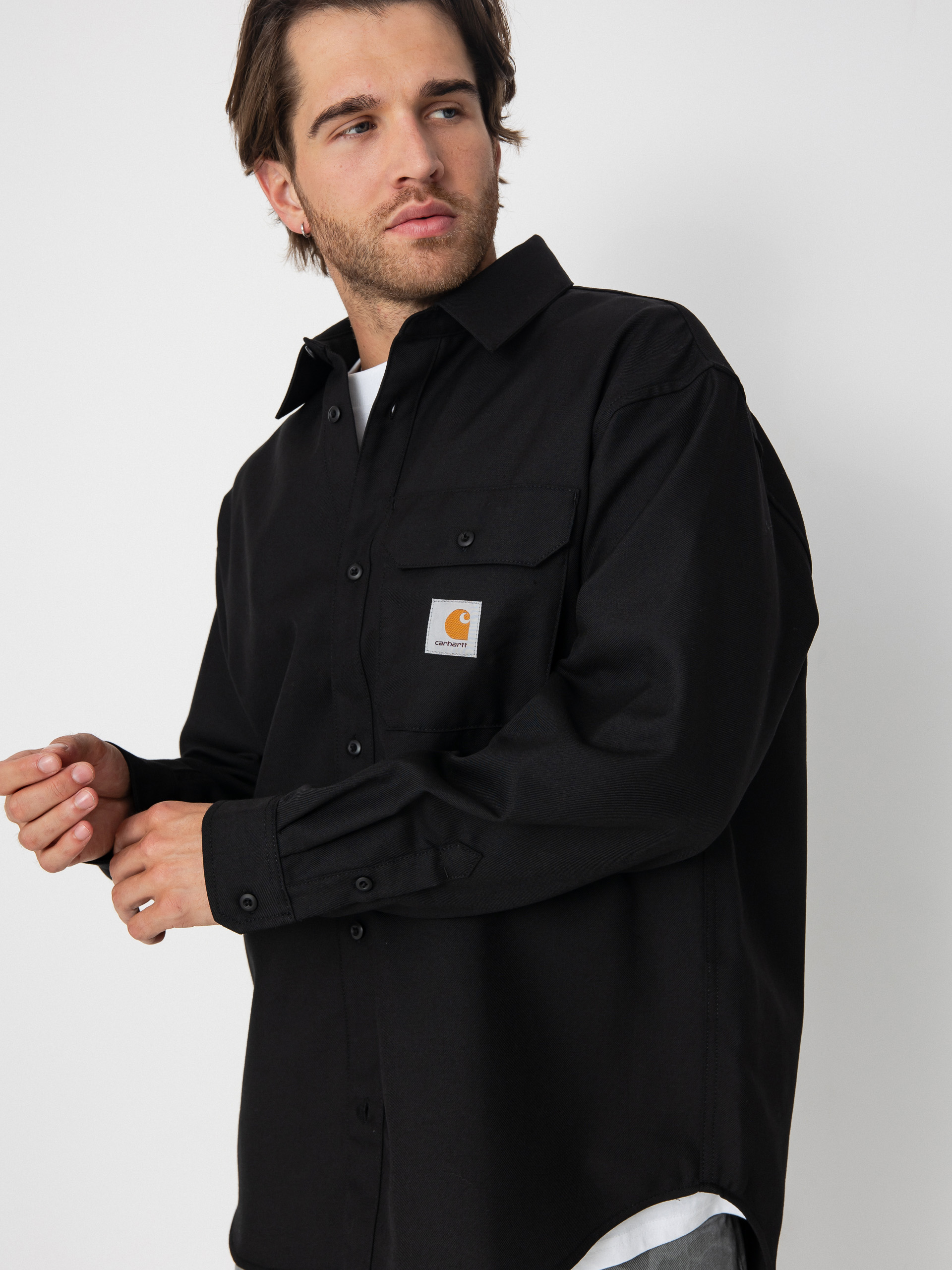 Košeľa Carhartt WIP Ray (black/rigid)