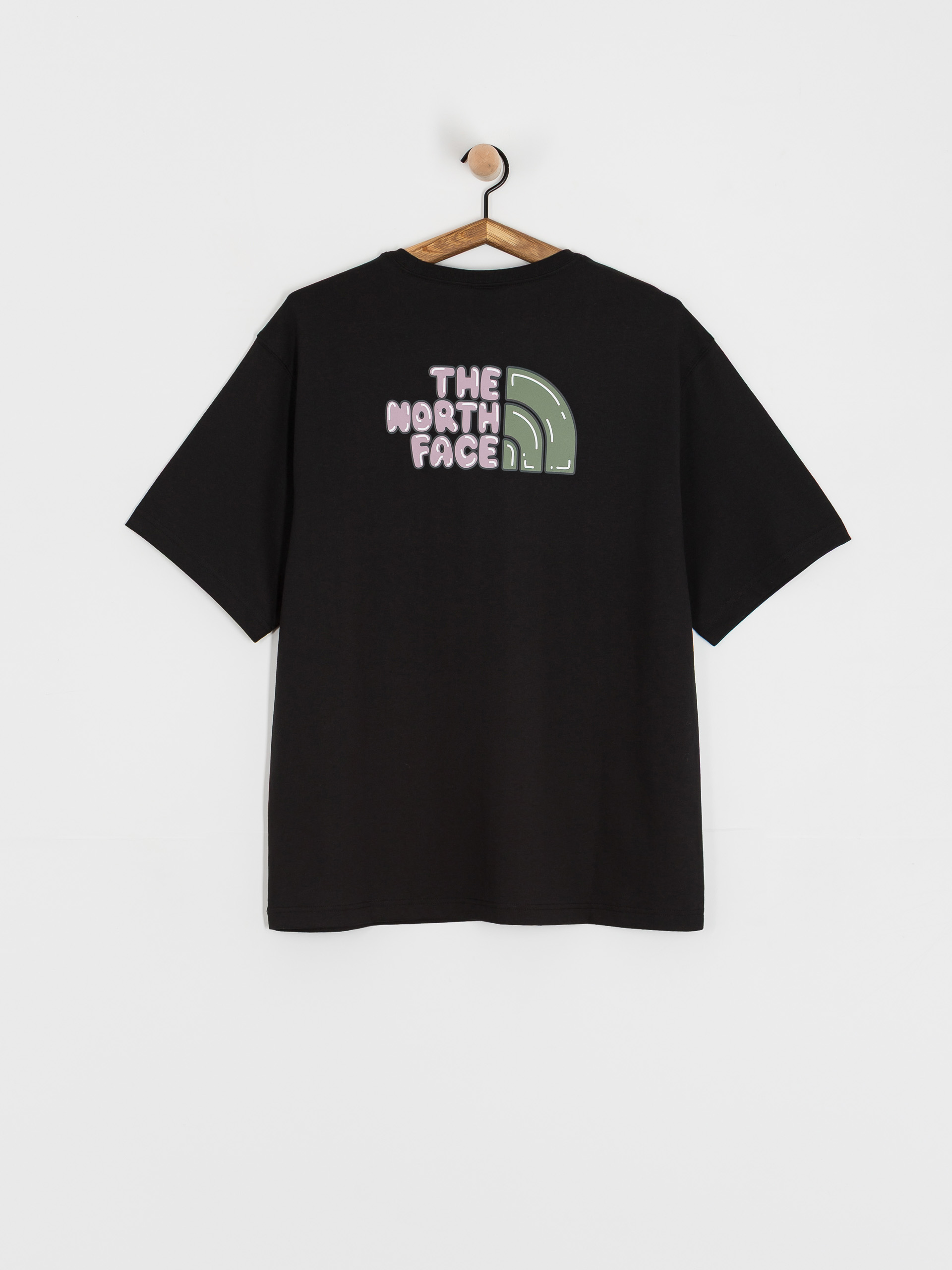 Tričko The North Face Bubble Logo Relaxed (tnf black)