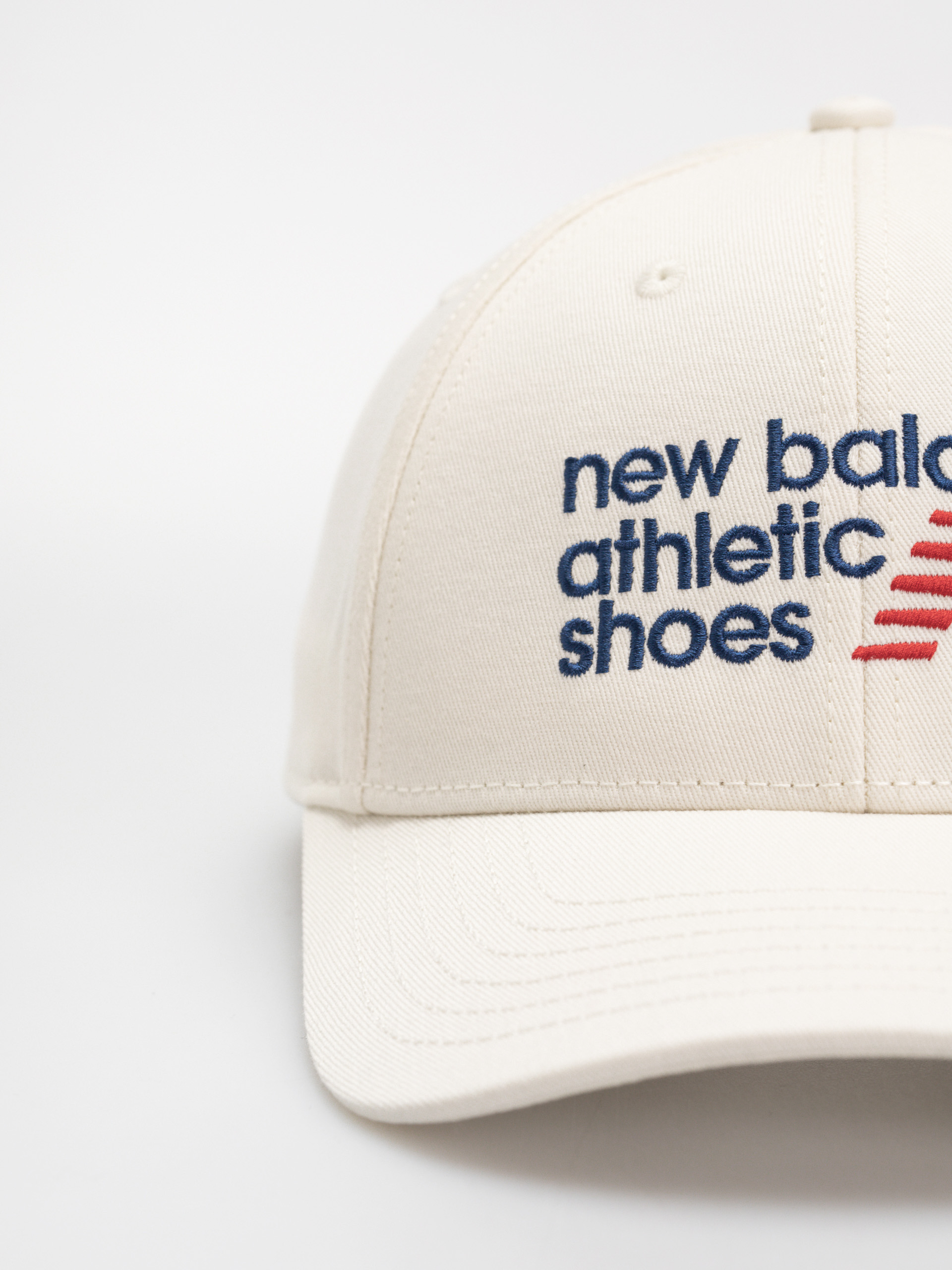 Šiltovka New Balance 6 Panel Athletics Structured (white)