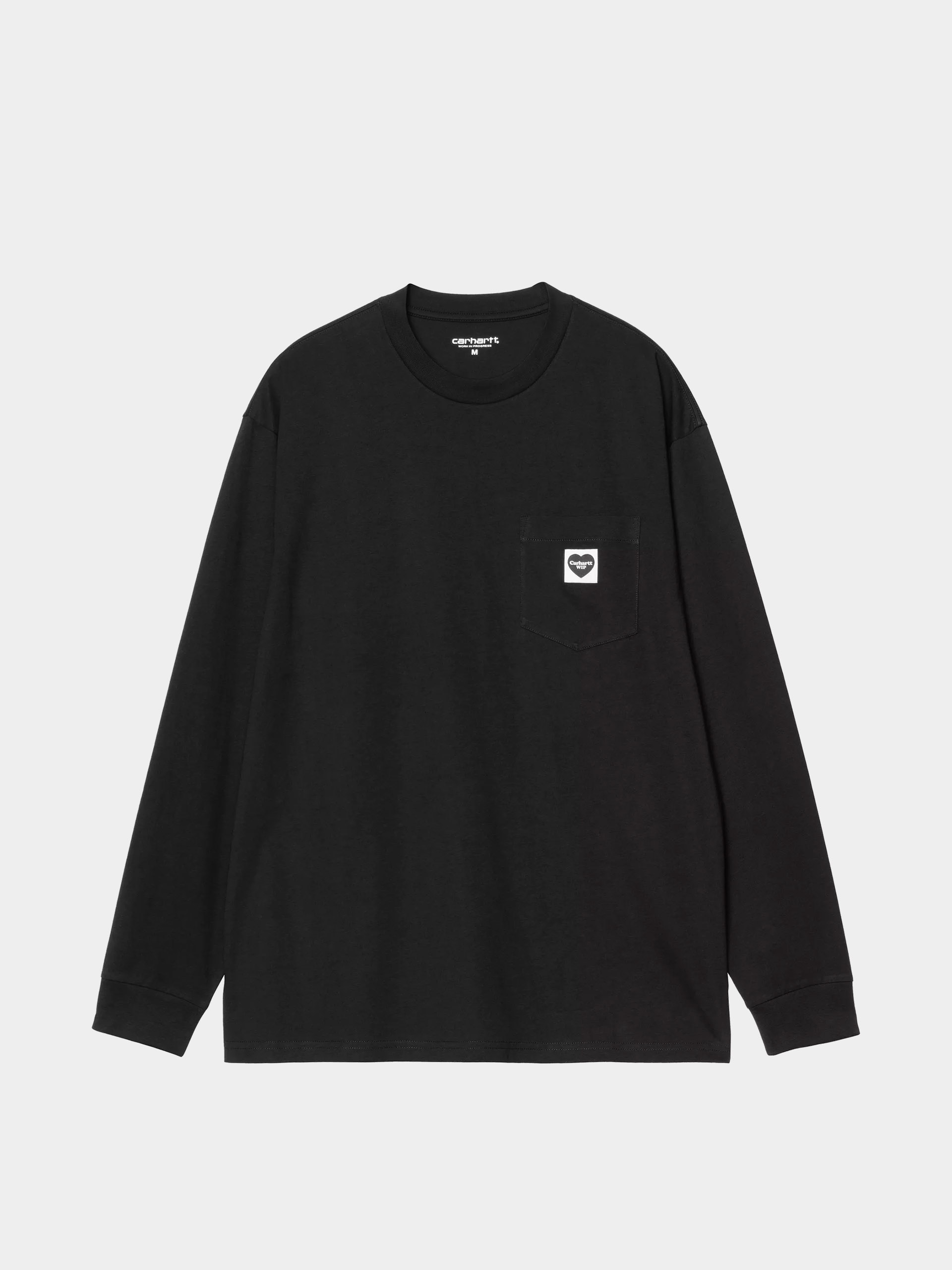 Triko Carhartt WIP Pocket Heart (black/black)