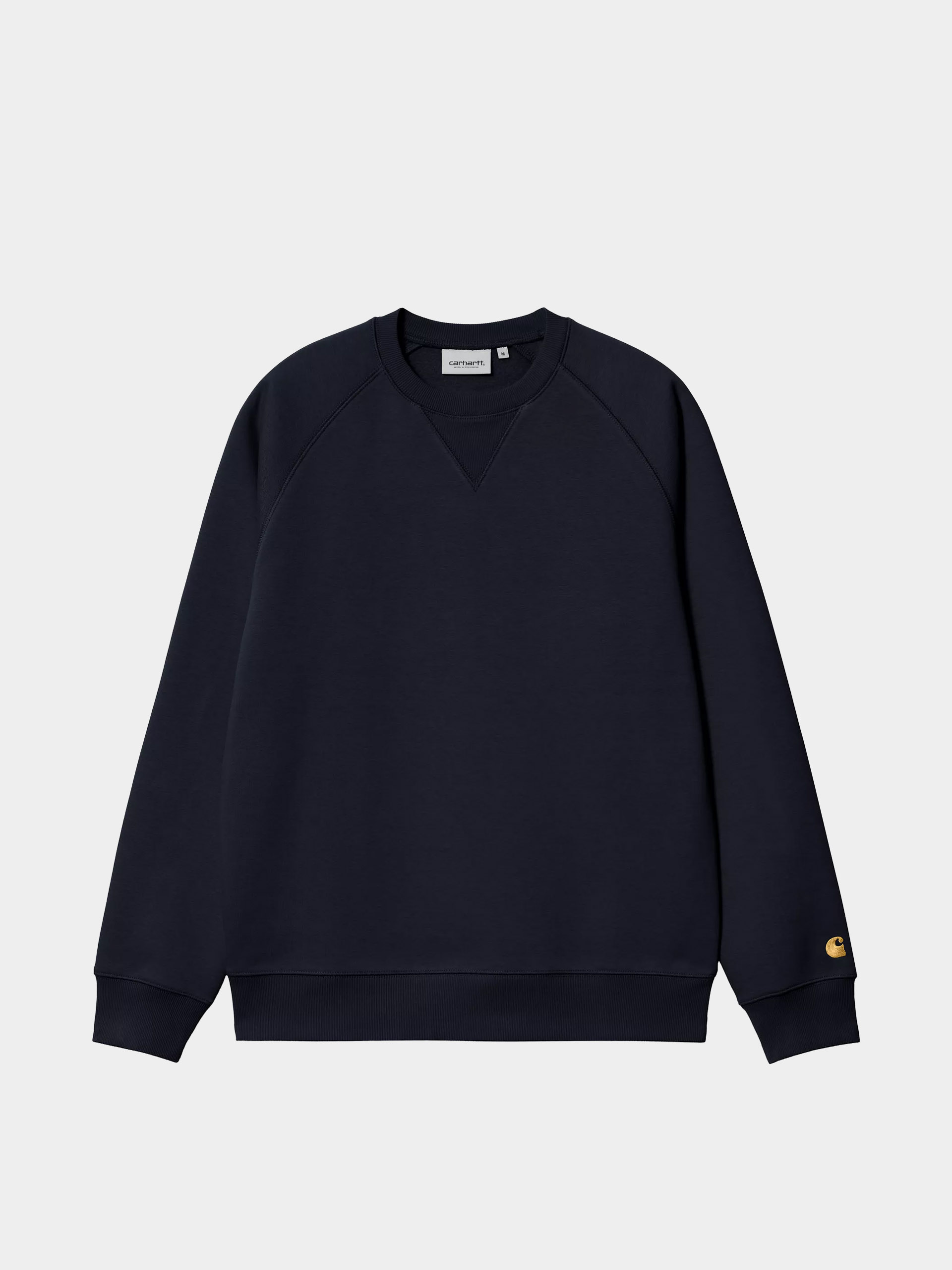Mikina Carhartt WIP Chase (dark navy/gold)