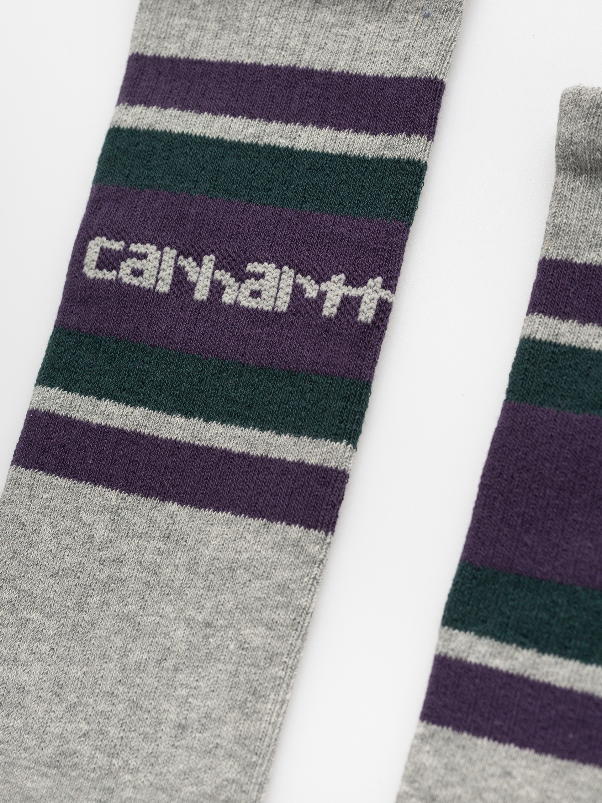 Ponožky Carhartt WIP Connors (grey heather/lakers/dark fir)