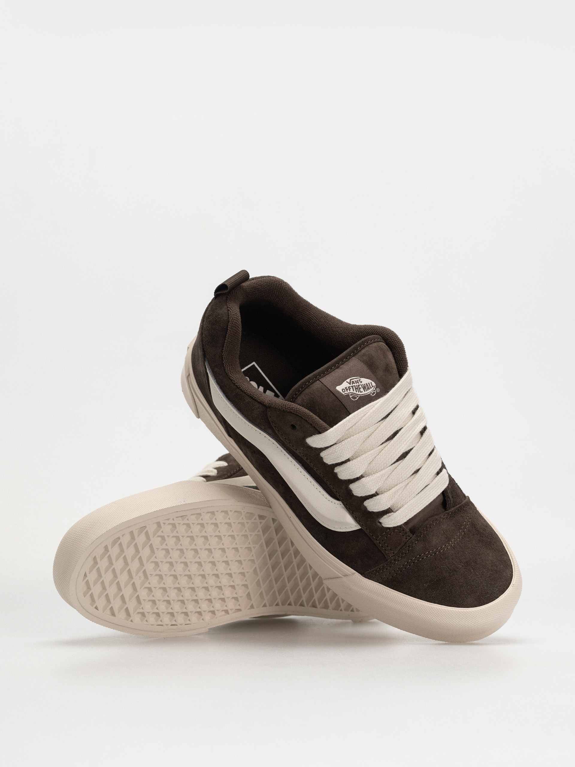 Topánky Vans Knu Skool (pig suede coal brown)