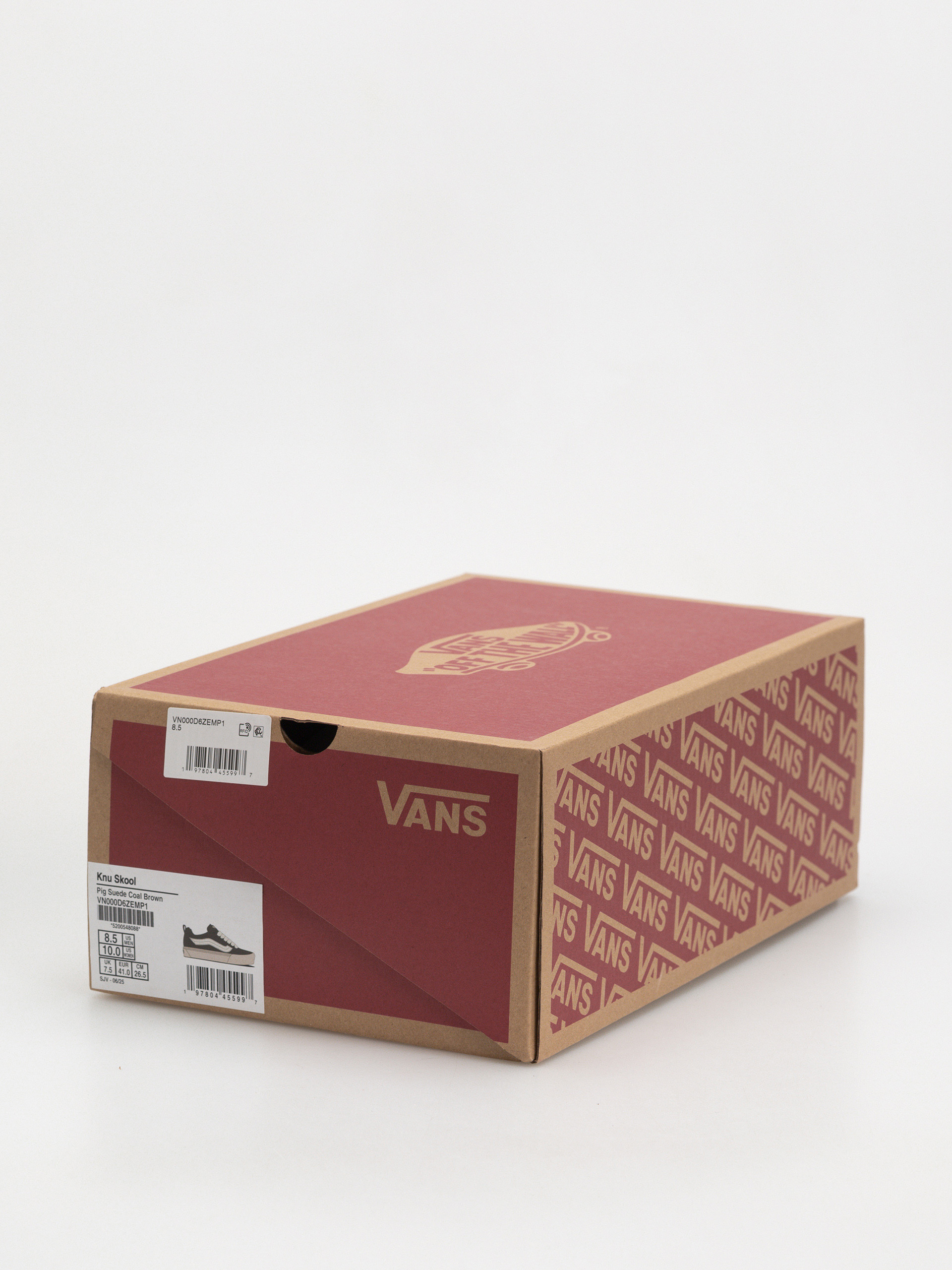 Topánky Vans Knu Skool (pig suede coal brown)