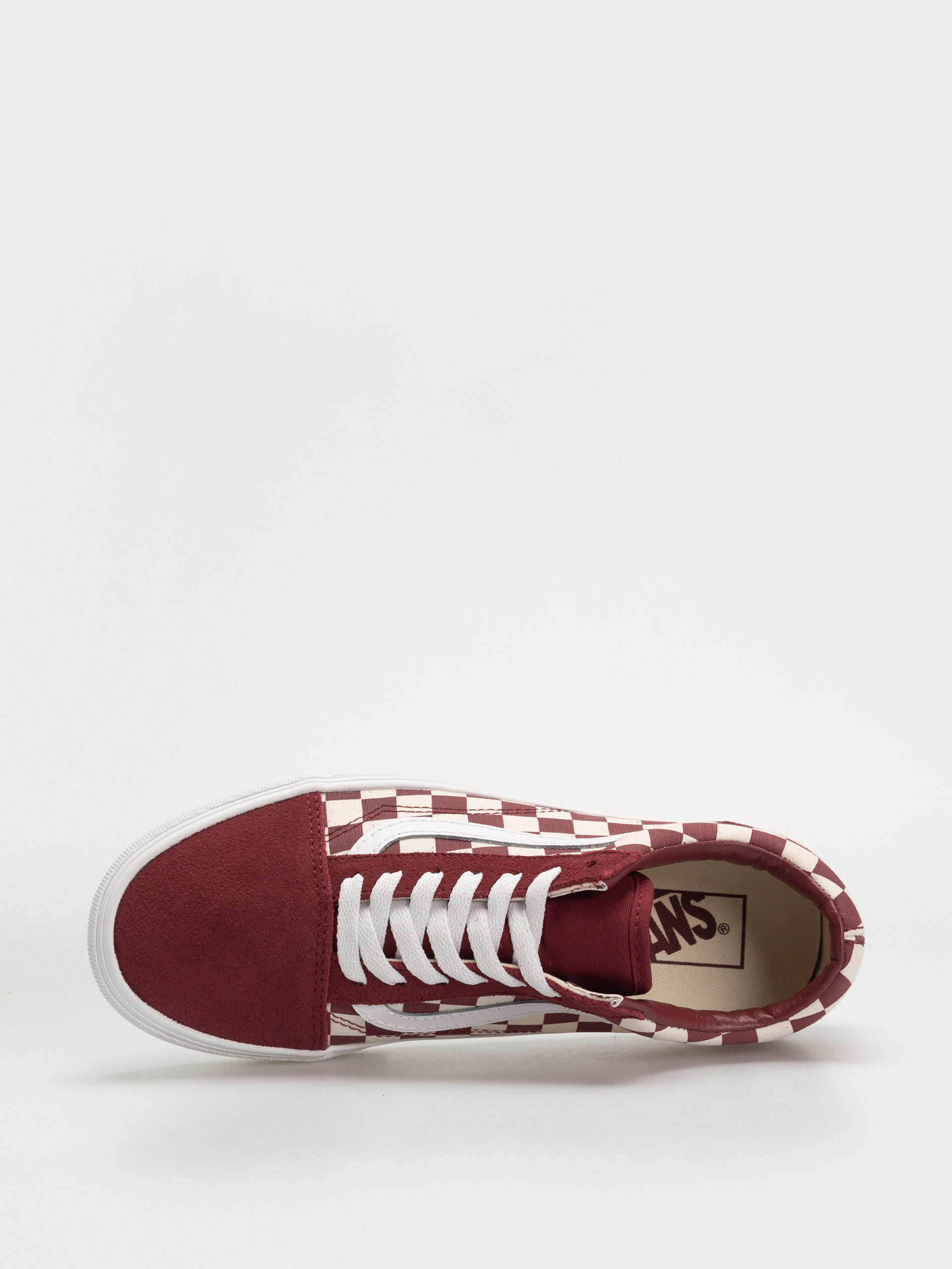 Topánky Vans Old Skool (checkerboard red/white)