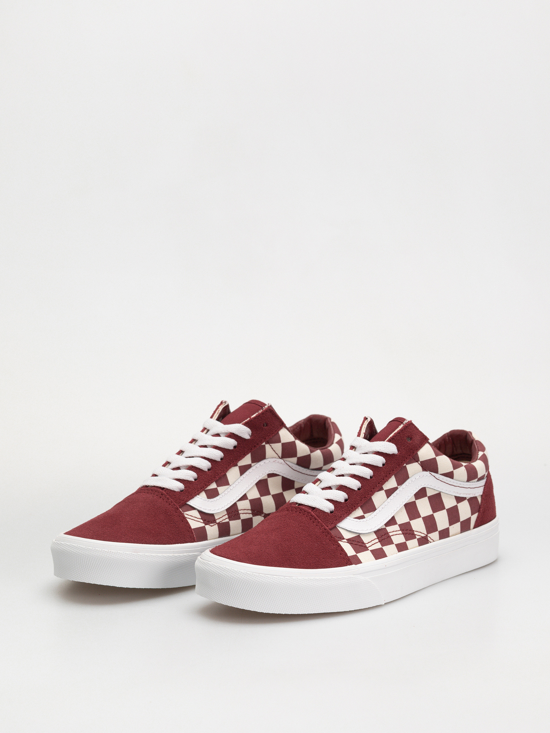 Topánky Vans Old Skool (checkerboard red/white)