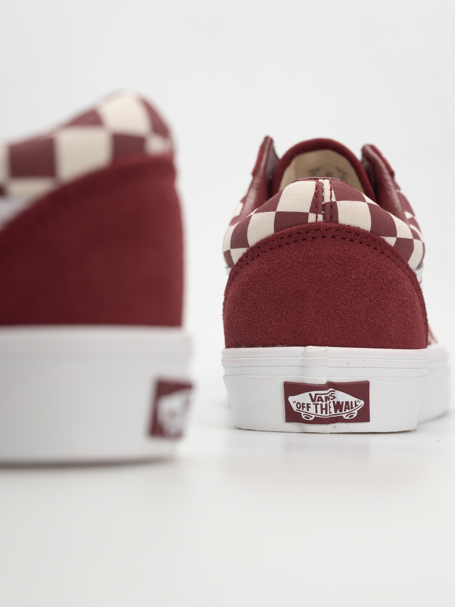 Topánky Vans Old Skool (checkerboard red/white)