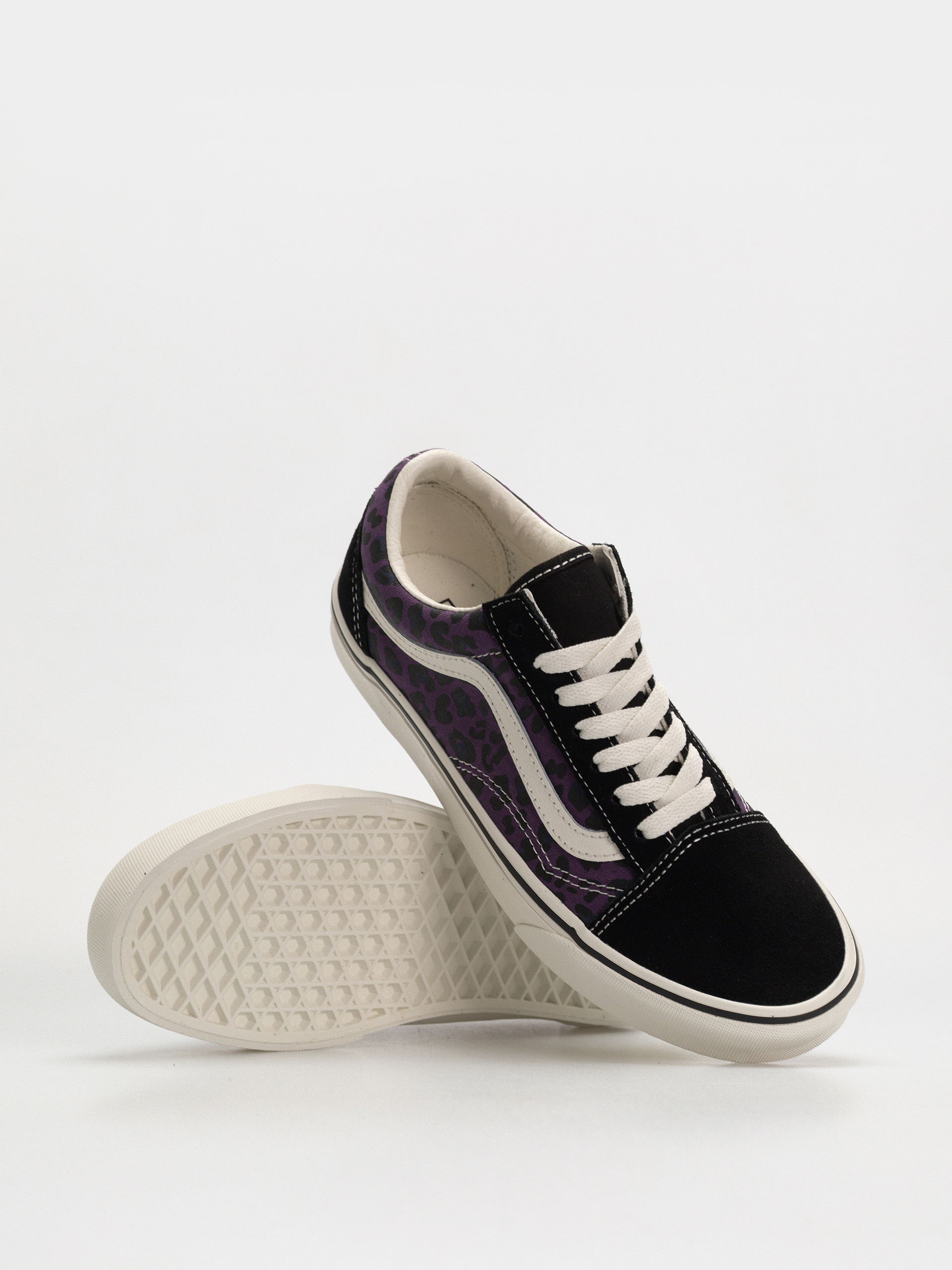Topánky Vans Old Skool (leopard/purple)