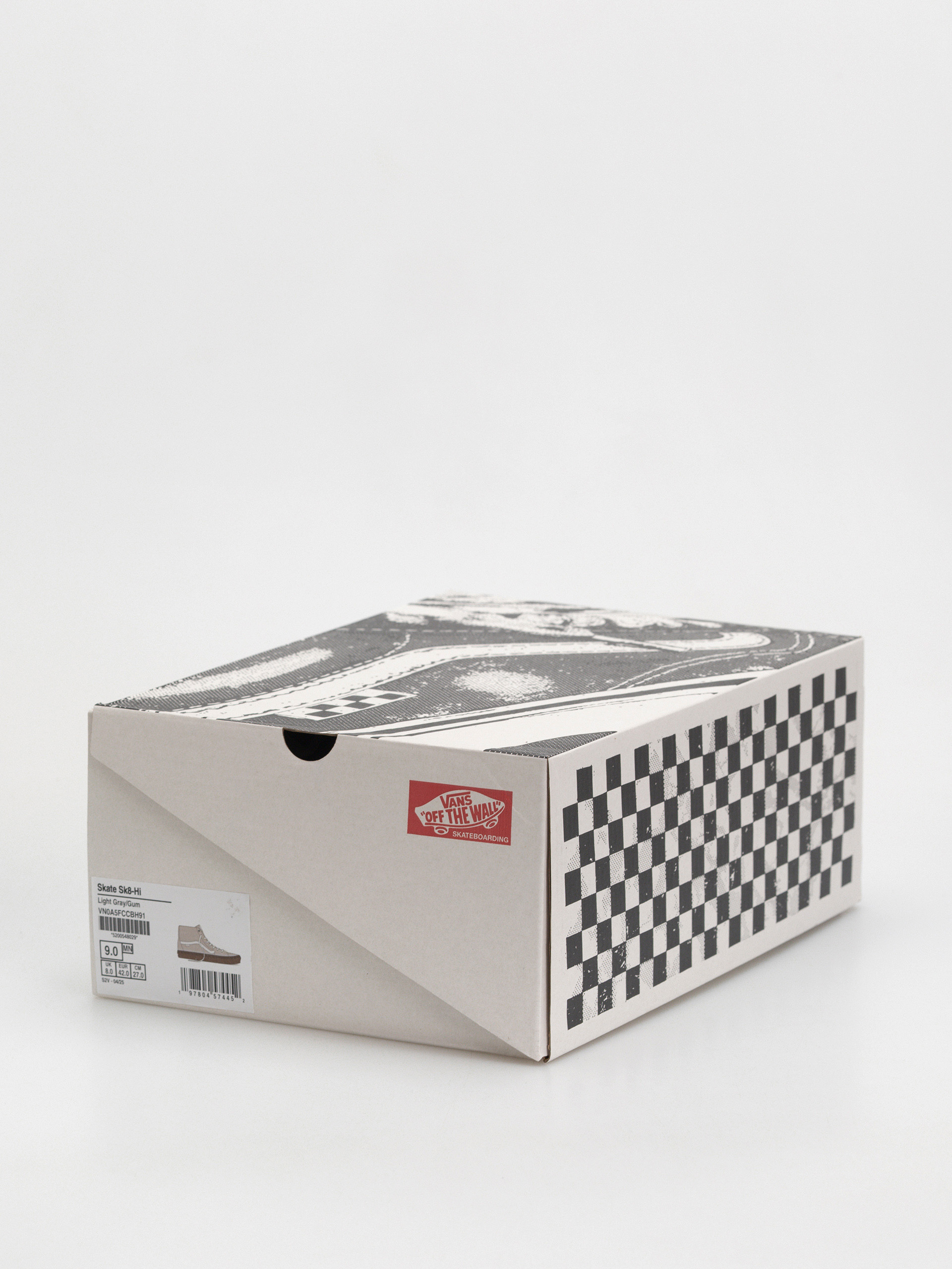 Topánky Vans Skate Sk8 Hi (light gray/gum)