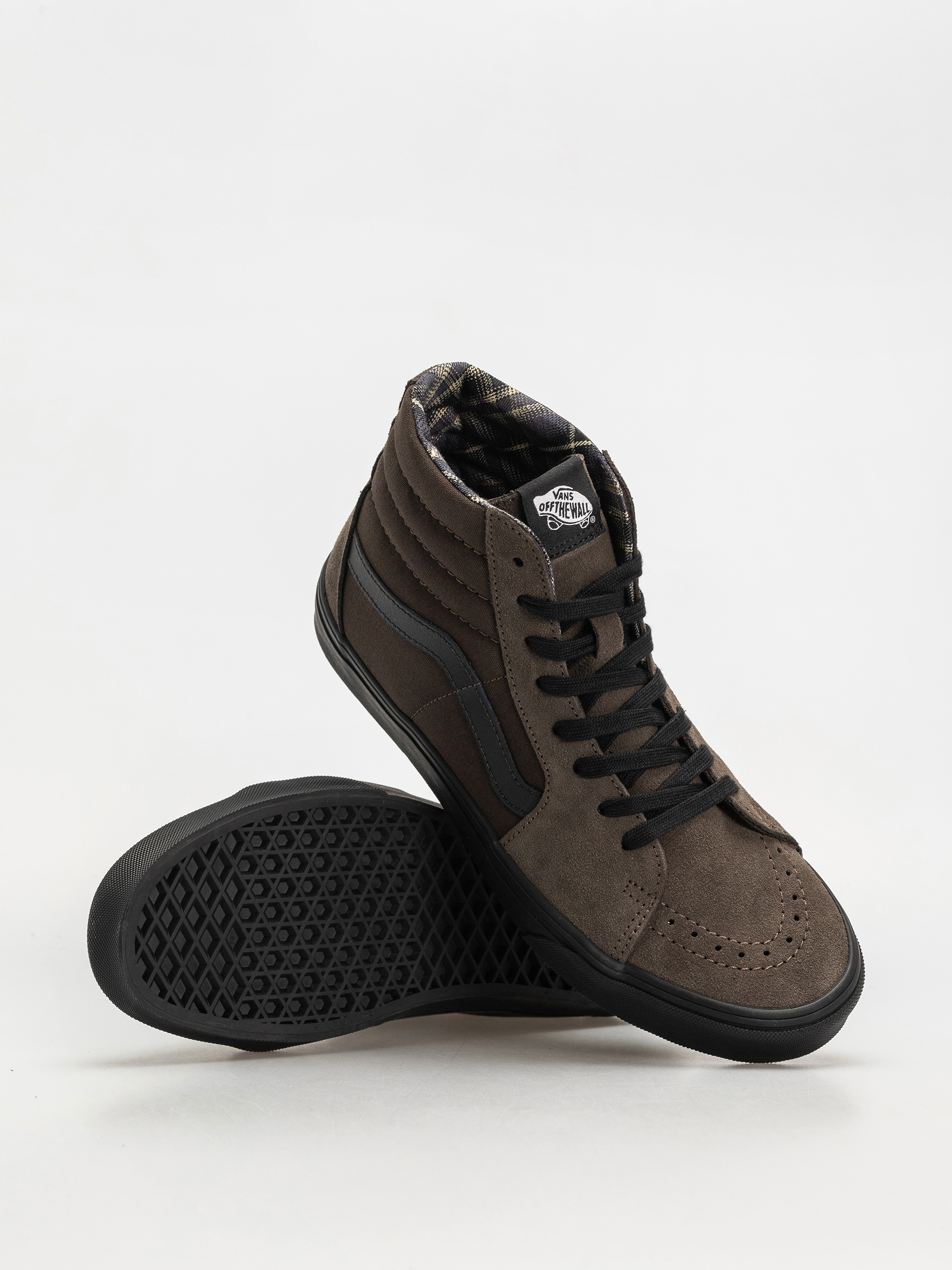 Topánky Vans Sk8 Hi (thrift store brown/multi)